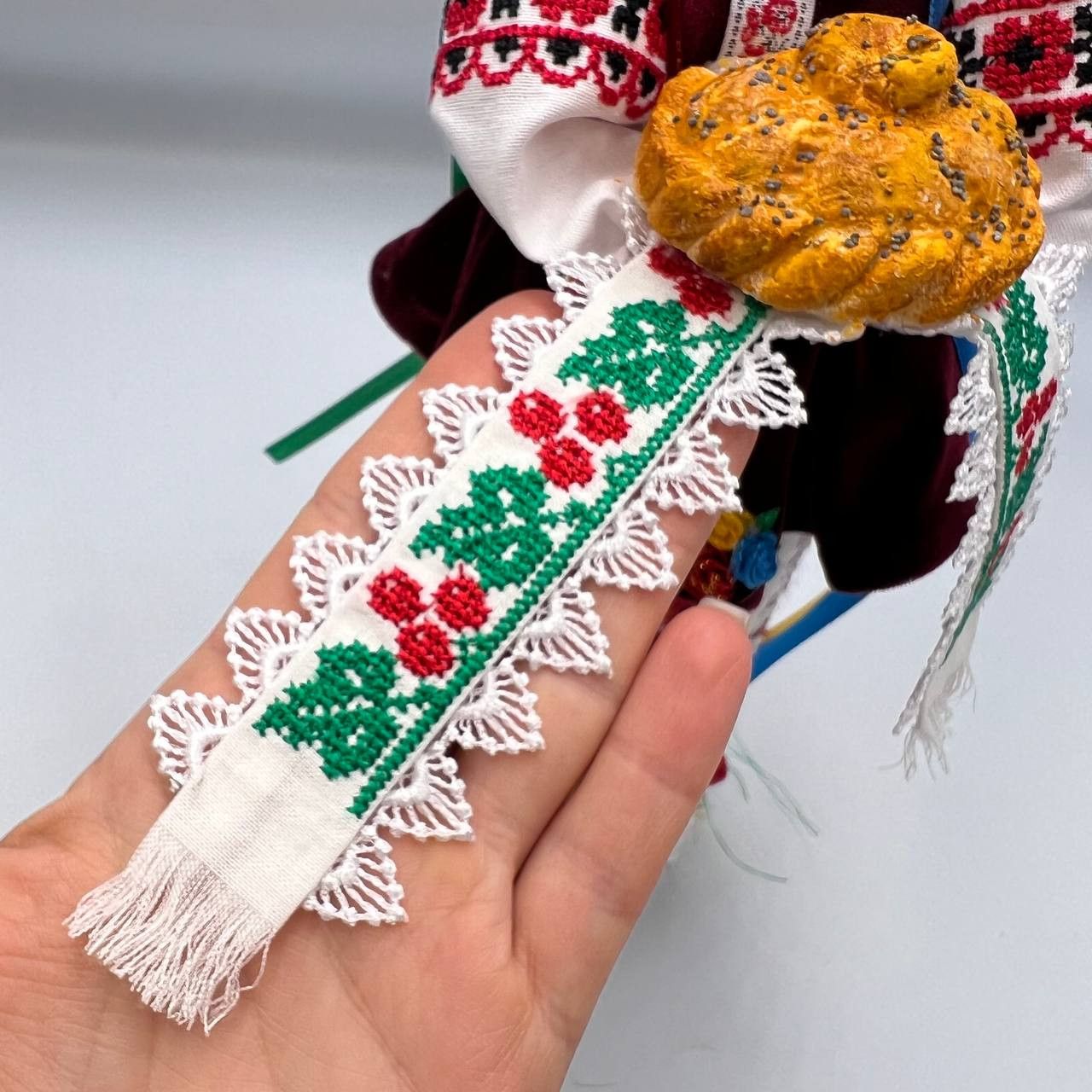 Handmade Beautiful Ukrainian Ethnic Souvenir Handmade Doll Gift Size ONE SIZE - 6 Thumbnail
