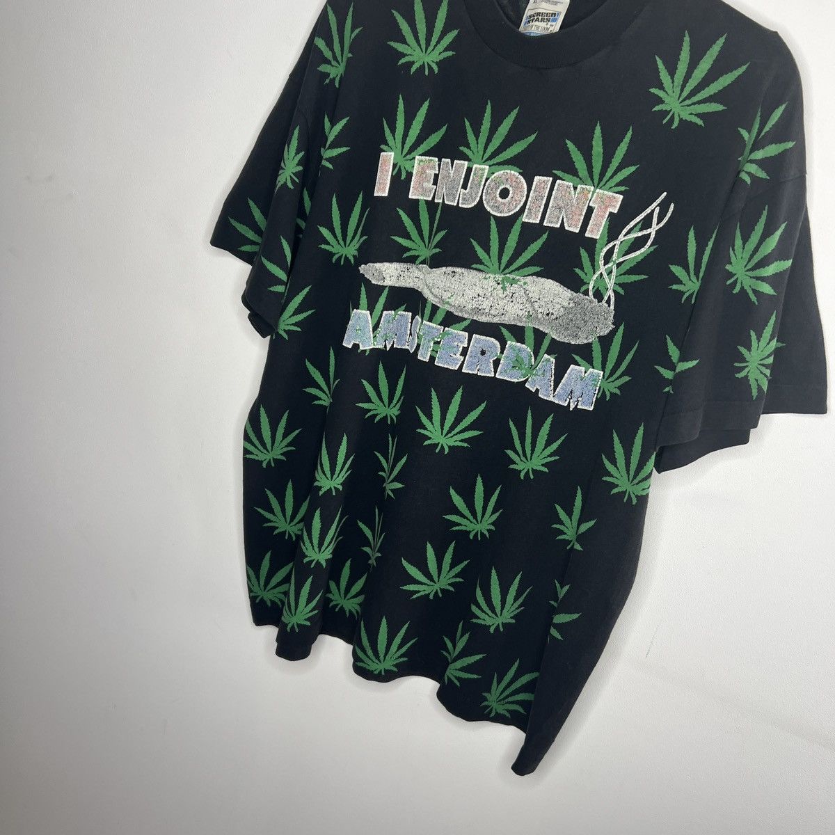 Other Vintage 90’s Amsterdam Marijuana Cannabis T-Shirt Y2K Size US XL / EU 56 / 4 - 2 Thumbnail