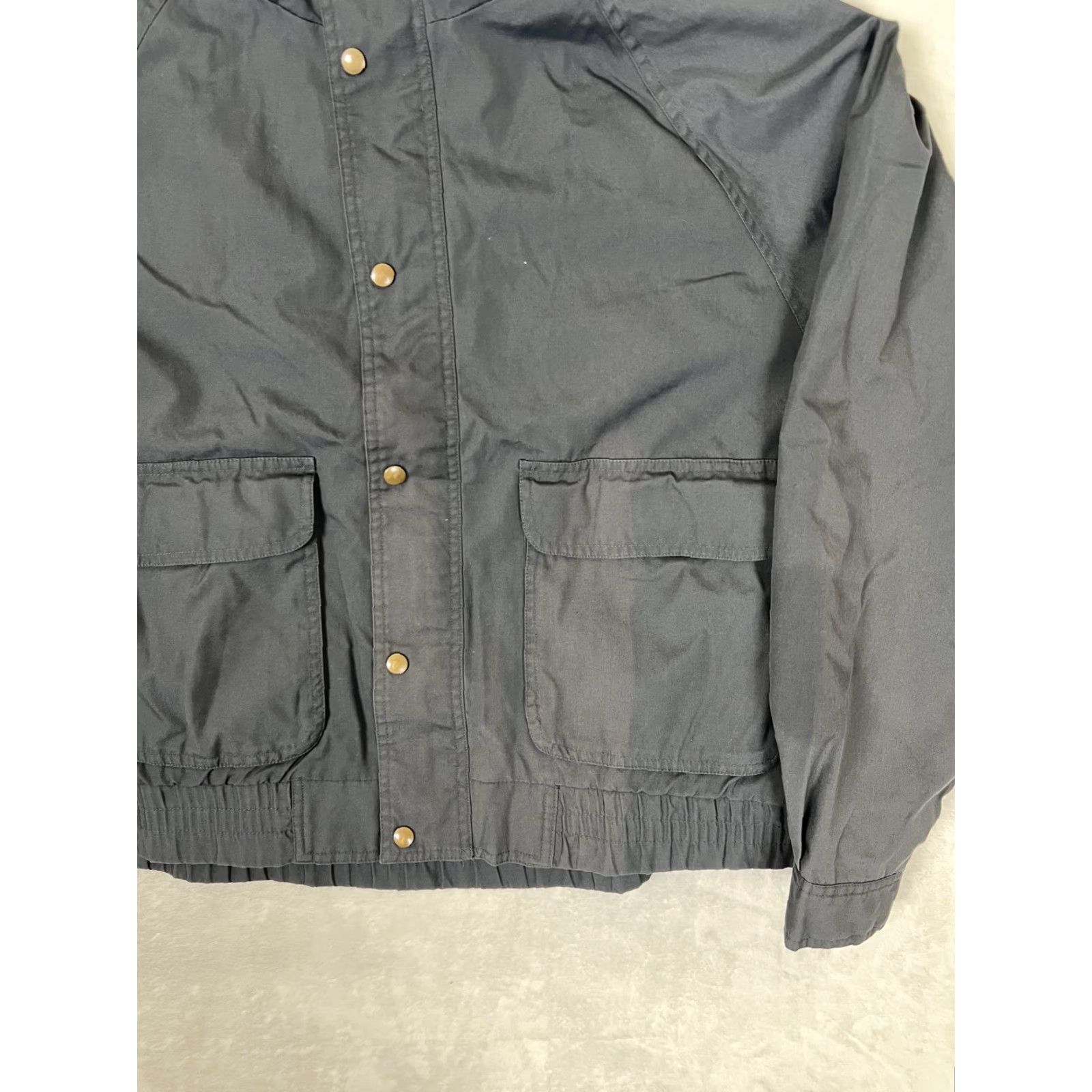Vintage VINTAGE Cabela's Jacket Mens Large Blue Windbreaker Pockets Elastic Hem Full Zip Lined Size US L / EU 52-54 / 3 - 2 Thumbnail