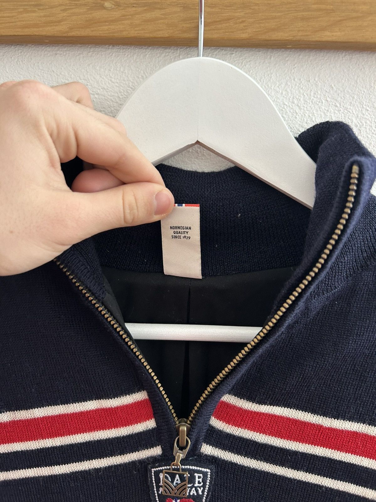 Dale Of Norway Vintage Dale Of Norway 1/4 zip wool sweater Size US L / EU 52-54 / 3 - 6 Thumbnail