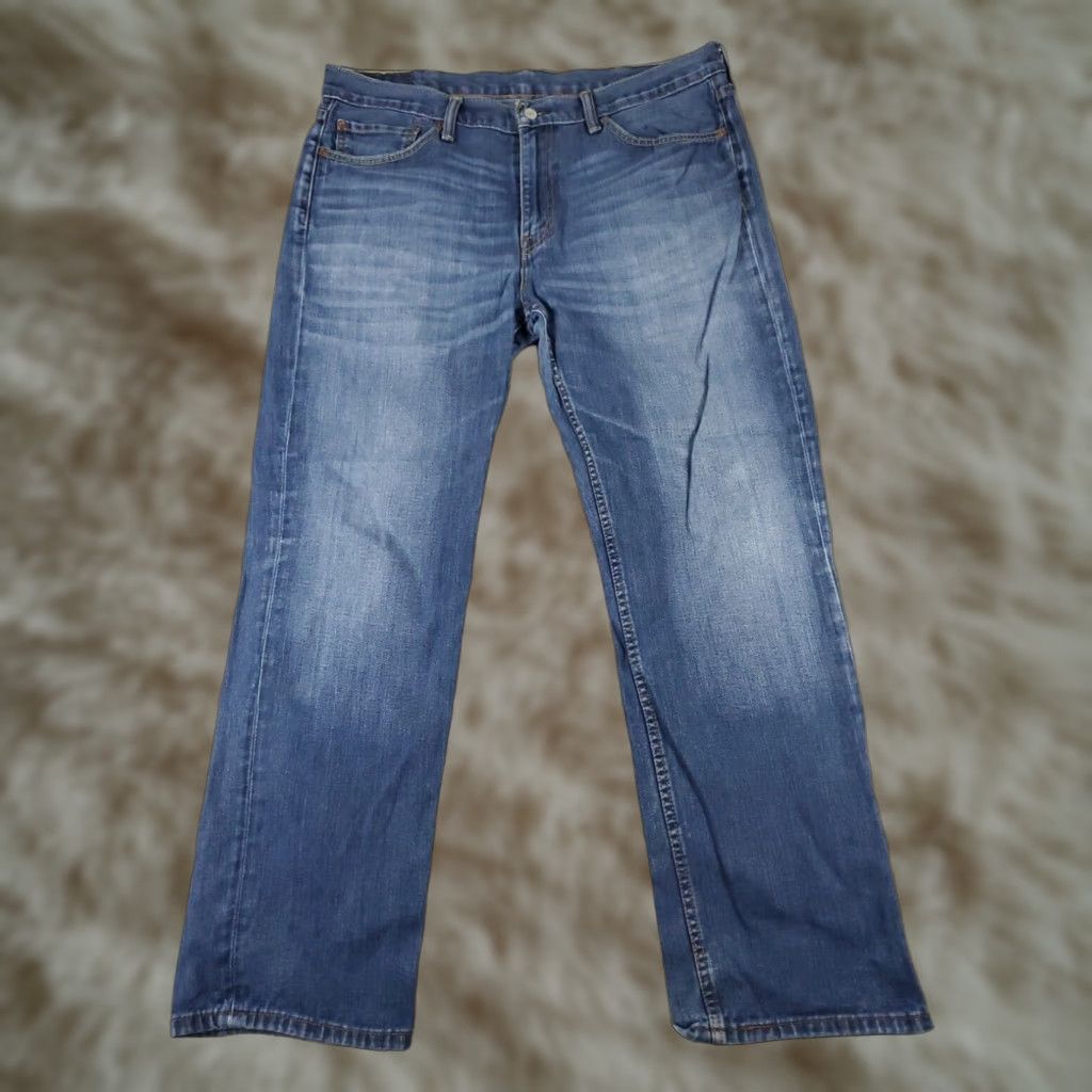 Levi's Levis 514 Jeans Mens Straight Leg 38x32 Blue Cotton 5-Pocket Size US 38 / EU 54 - 1 Thumbnail