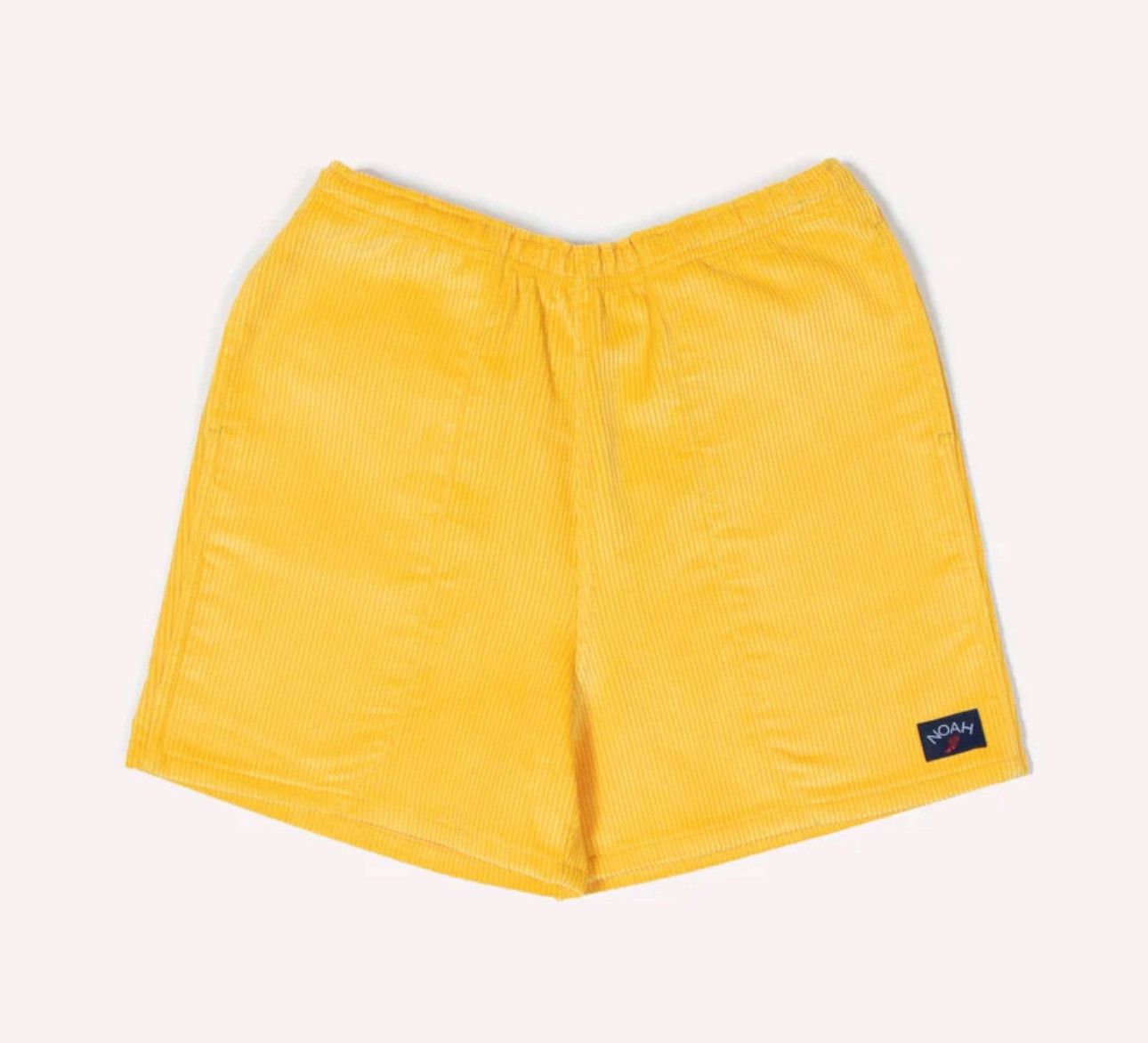 Noah Noah Yellow Corduroy Knee up Shorts Size US 32 / EU 48 - 1 Thumbnail