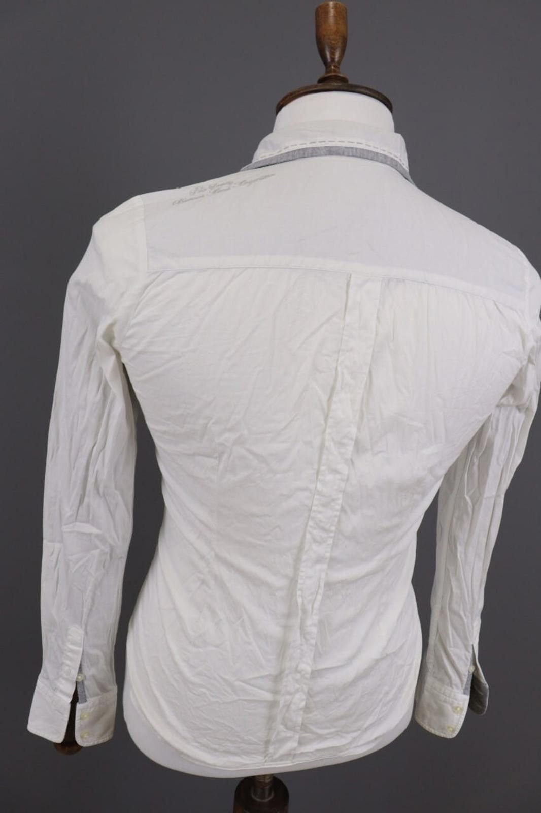 La Martina La Martina White Long Sleeve Button Down Shirt Size M Size US M / EU 48-50 / 2 - 12 Thumbnail