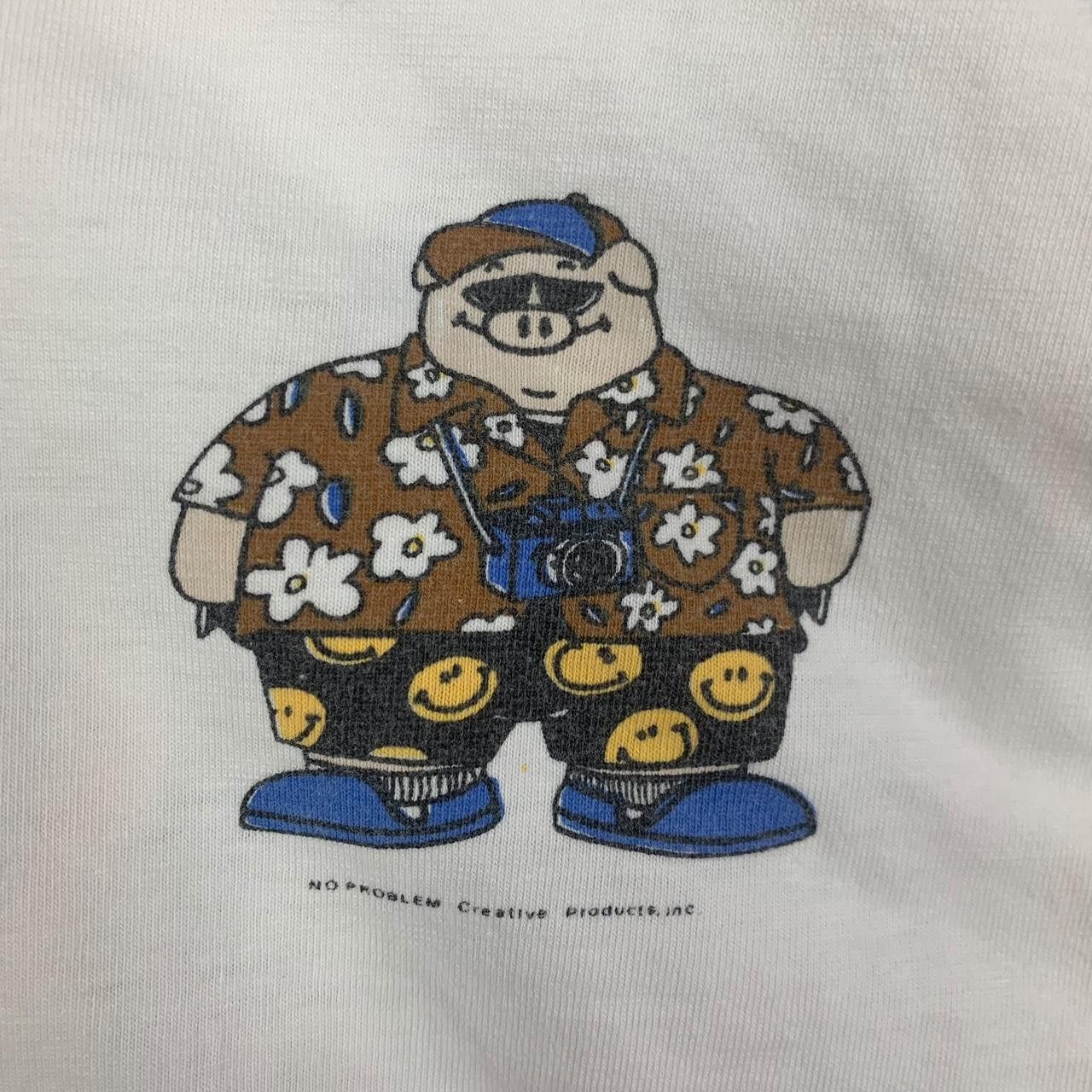 Vintage Vintage HAWAII HOG CHOPPER Motorcycle Surf Life Tee Shirt Size US L / EU 52-54 / 3 - 5 Thumbnail