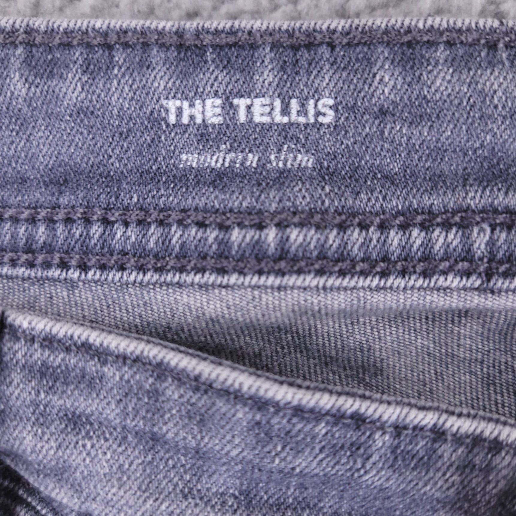 AG Jeans AG Jeans Slim Skinny The Tellis Mens Jeans 34x33 Gray Adriano Goldschmied 90s? Size US 34 / EU 50 - 3 Thumbnail