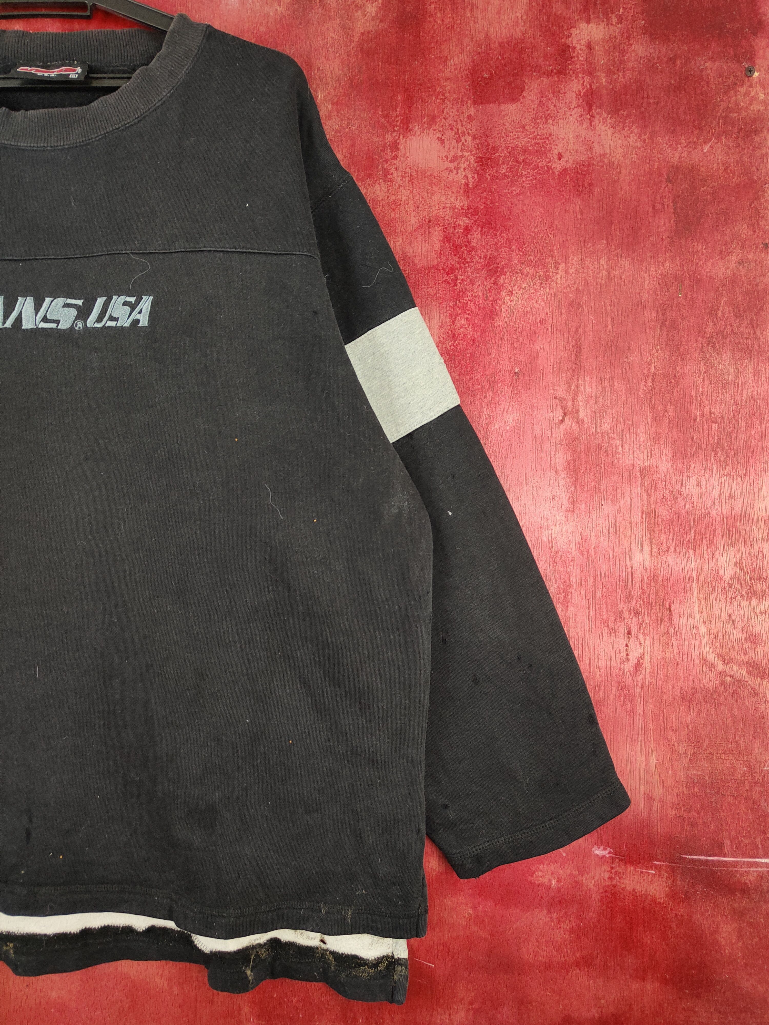 Japanese Brand × Vans × Vintage Vans Black ripped distressed vintage Sweatshirts #S2013 Size US XXL / EU 58 / 5 - 7 Thumbnail