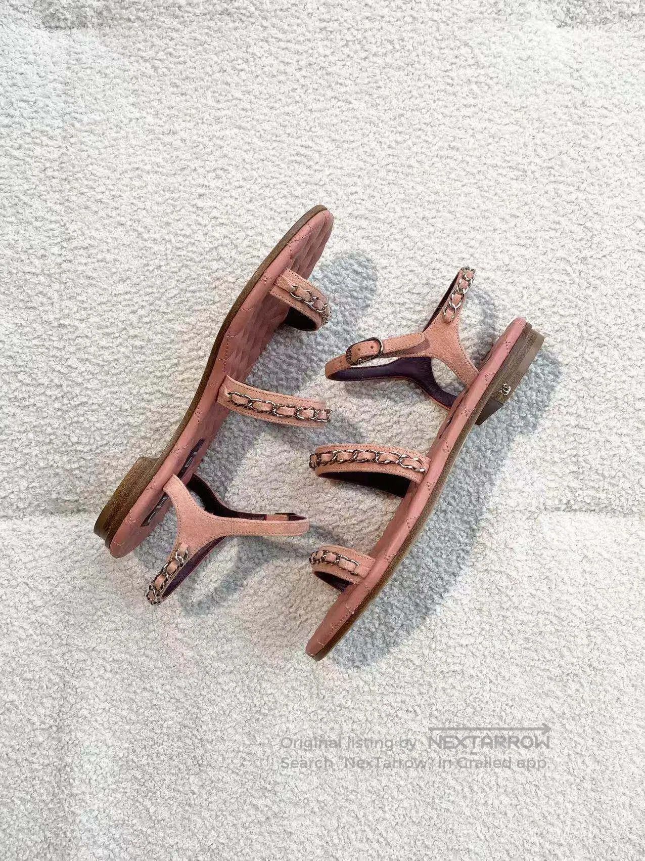 Chanel Chanel Strappy chain sandals| Size US 6 / IT 36 - 4 Thumbnail