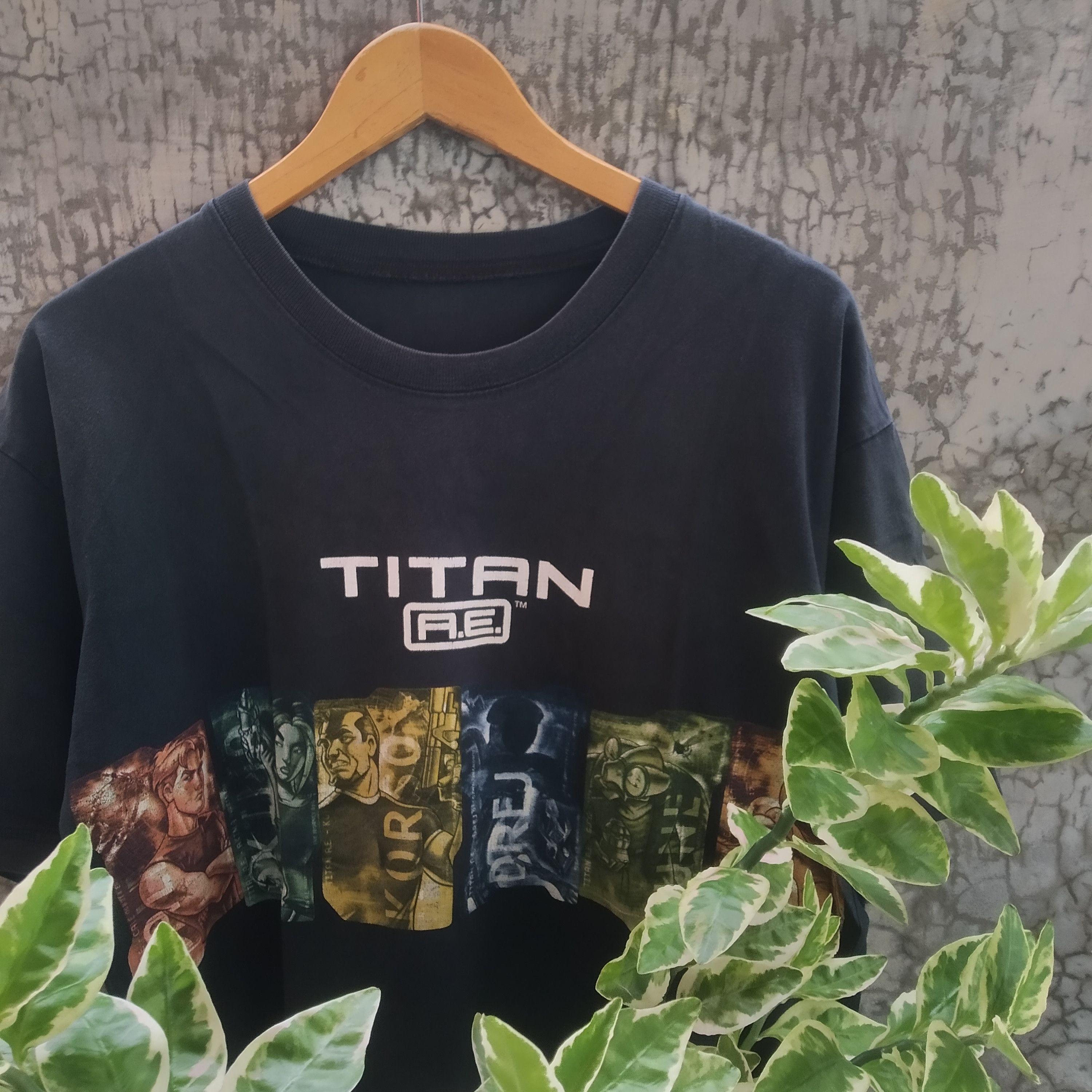 💥 Vintage Titan AE Sci-fi Anime Movies 2000 T-shirt