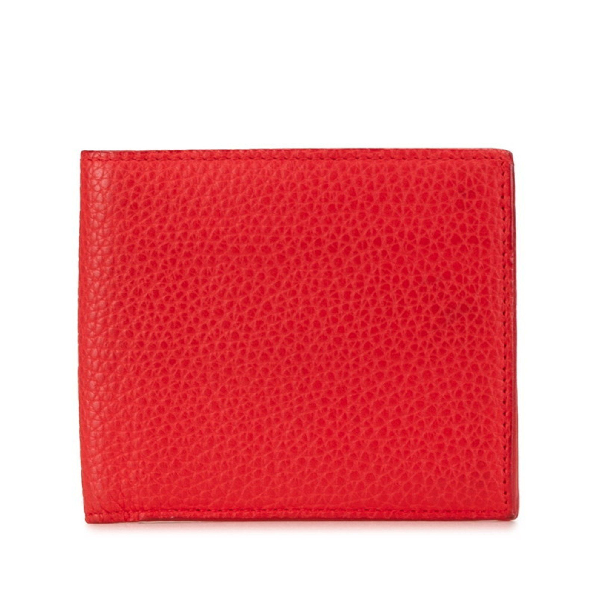 Bottega Veneta Bottega Veneta Bi-fold Wallet Red Leather Women's BOTTEGAVENETA Size ONE SIZE - 1 Thumbnail