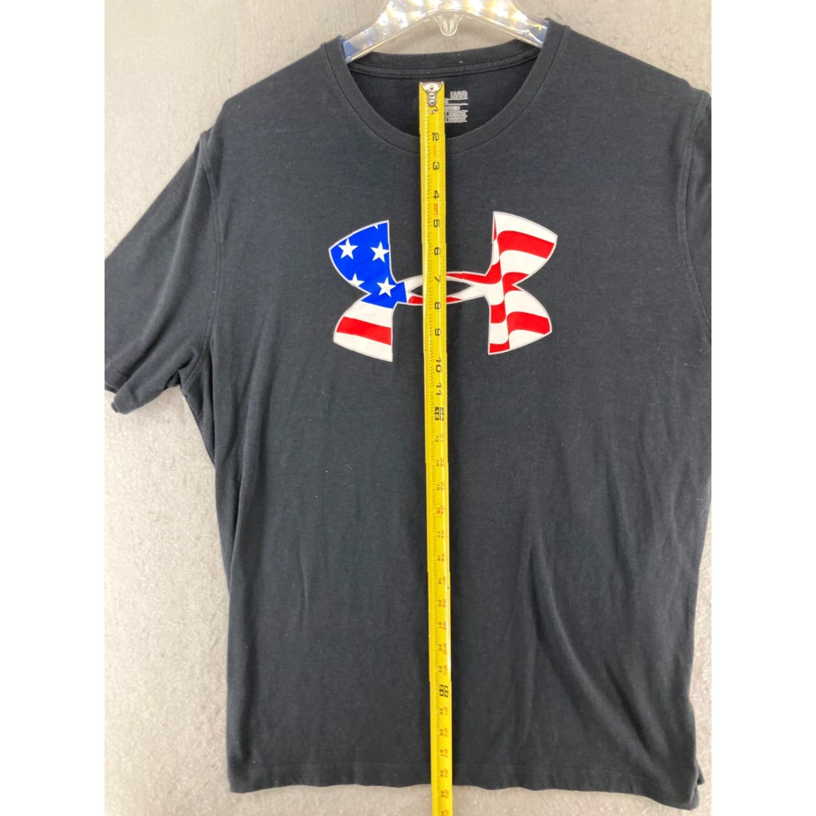 Under Armour Under Armour TShirt Mens Large Black Heat Gear Logo USA Shirt Mens Size US L / EU 52-54 / 3 - 3 Thumbnail