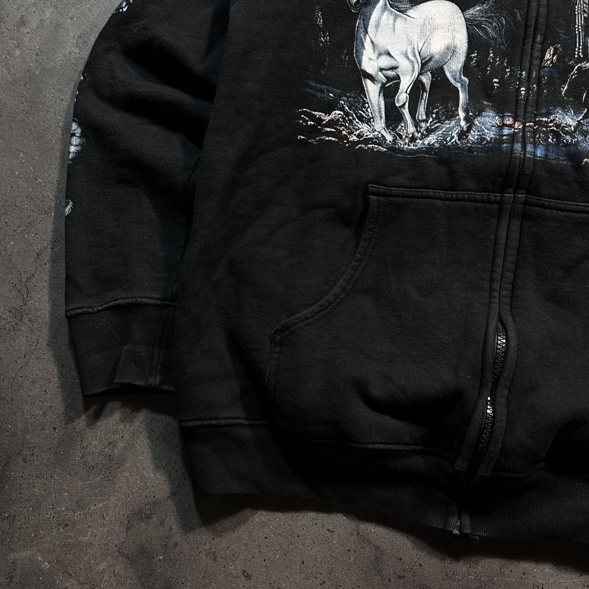 Band Tees Vintage 00s Avant Garde Rock Metal Style Zip Hoodie Indie Size US L / EU 52-54 / 3 - 7 Thumbnail