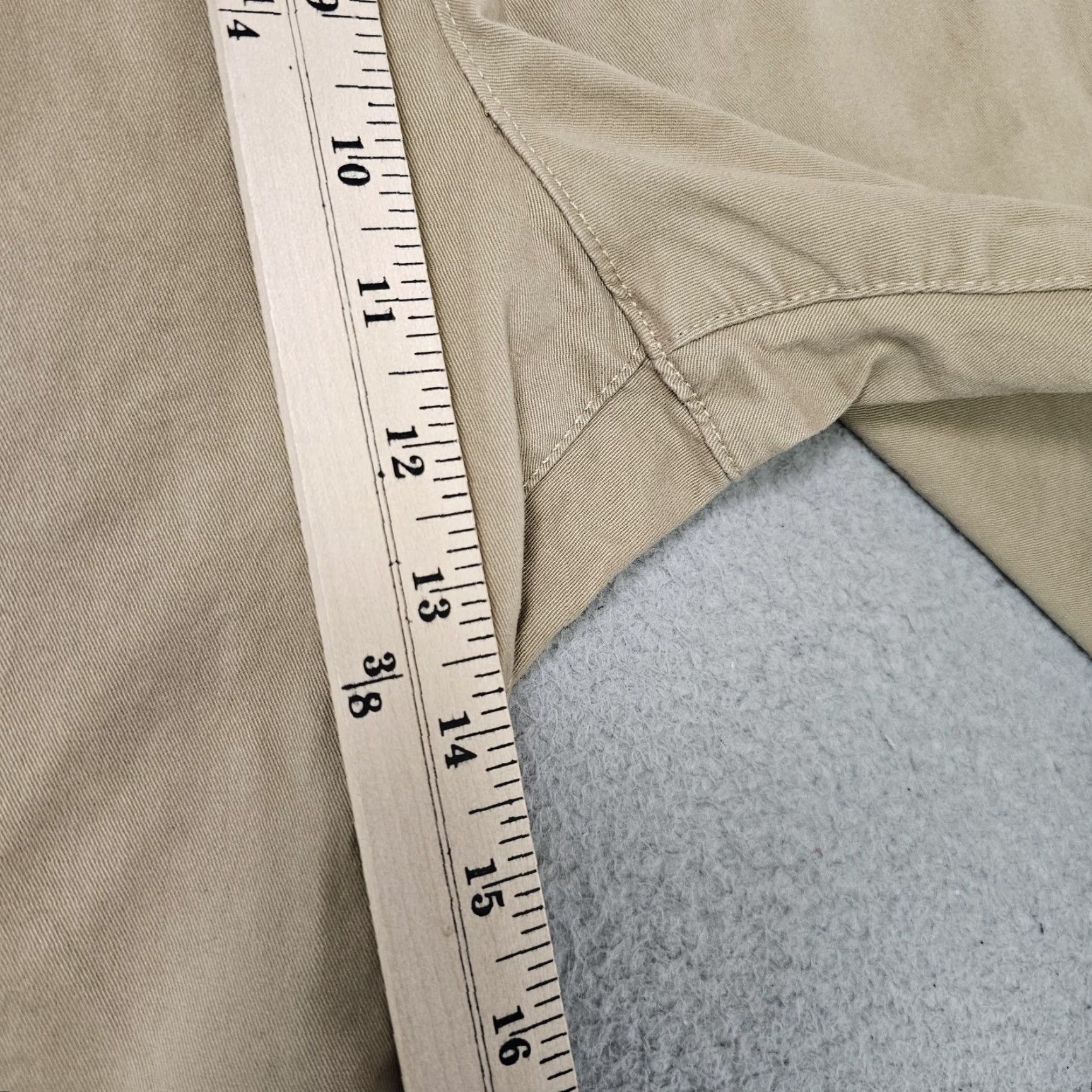 H&M H&M LOGG Pants Mens 33 Khaki Slim Fit Stretch Chino Casual Flat Front 33x30 NWT Size US 33 - 4 Thumbnail