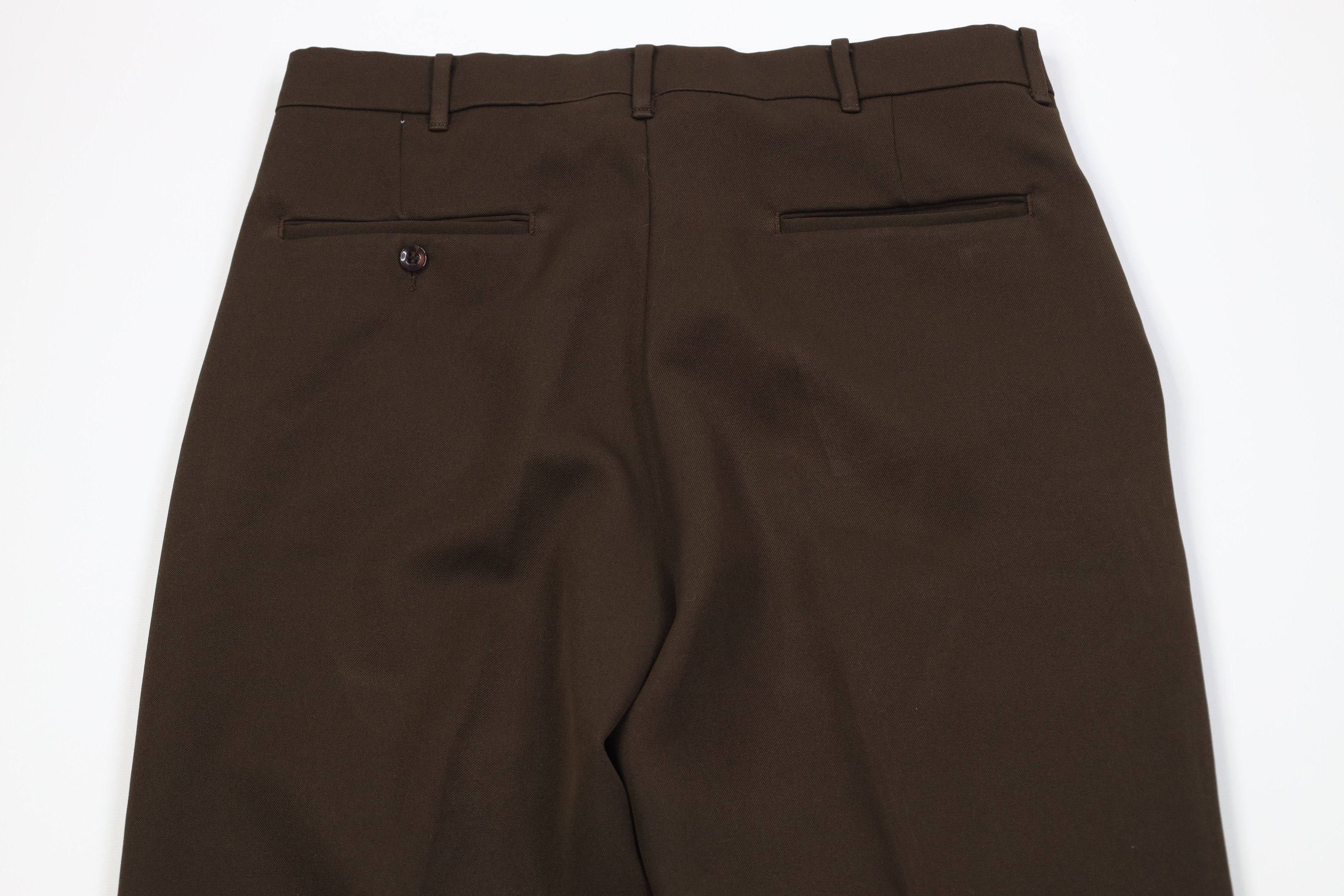 Vintage Vintage 70s Streetwear Knit Flared Chino Pants Brown USA Size US 32 / EU 48 - 12 Thumbnail