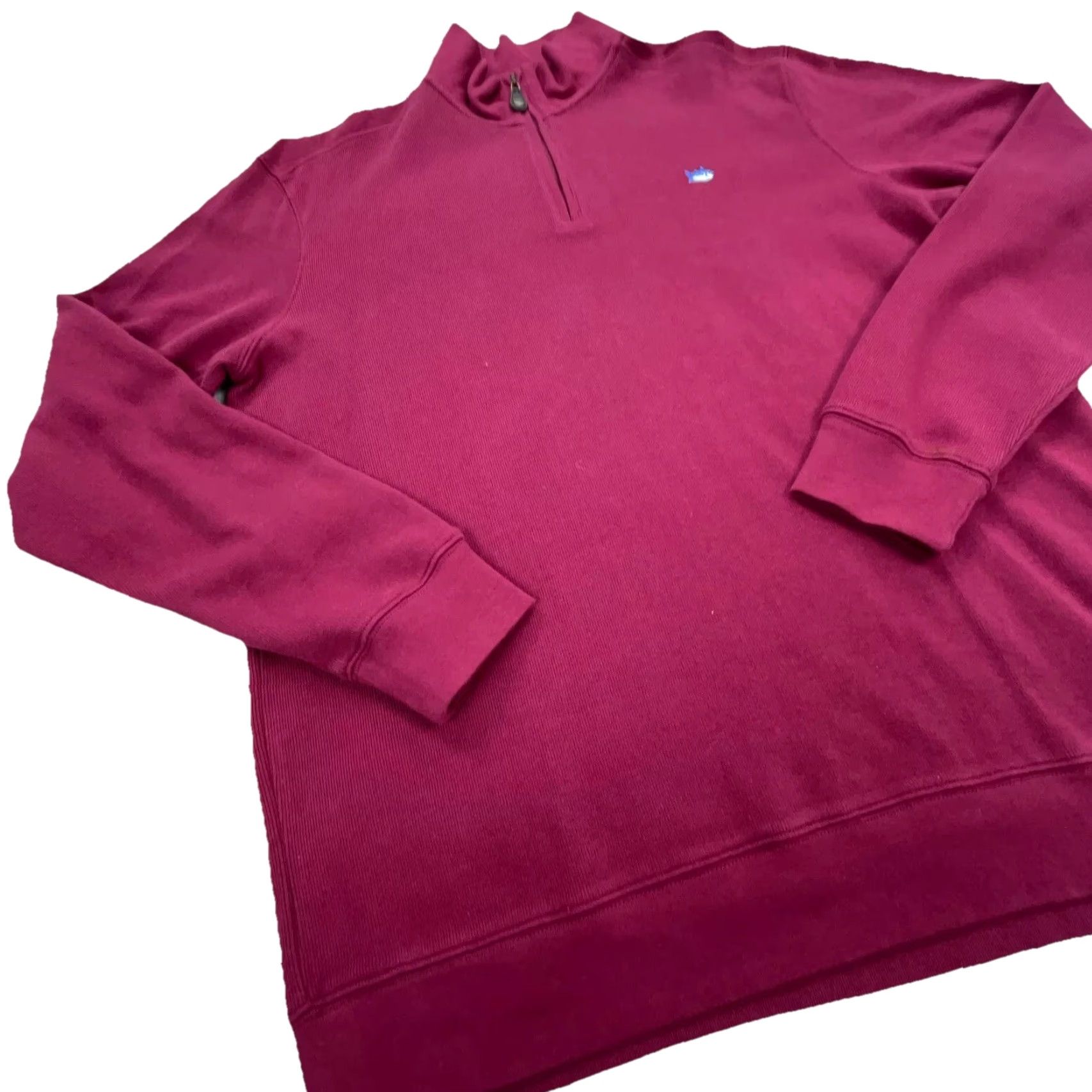 Southern Tide Southern Tide Sweater Men L Red 1/4 Zip Pullover Knit Logo Embroidered Size US L / EU 52-54 / 3 - 3 Thumbnail