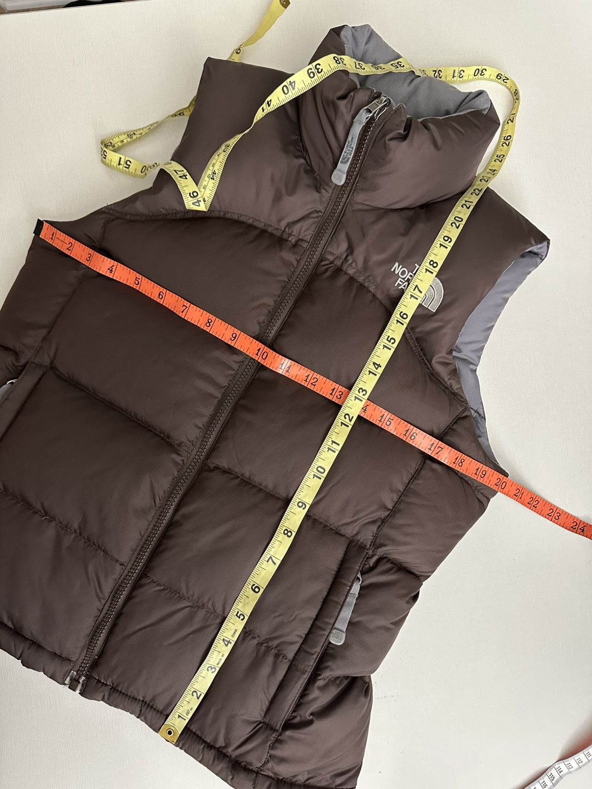 The North Face North Face Womens 700 Brown Nuptse Vest XS Puffer 96 Retro Size XS / US 0-2 / IT 36-38 - 8 Thumbnail