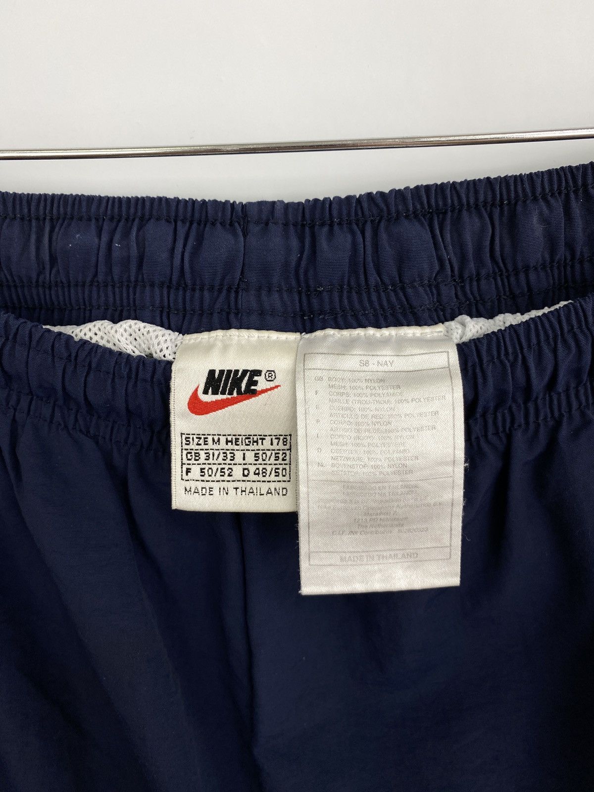 Nike 🇺🇸 Vintage 90s Nike Nylon Shorts Rare Retro Hype Y2K Size US 32 / EU 48 - 5 Thumbnail