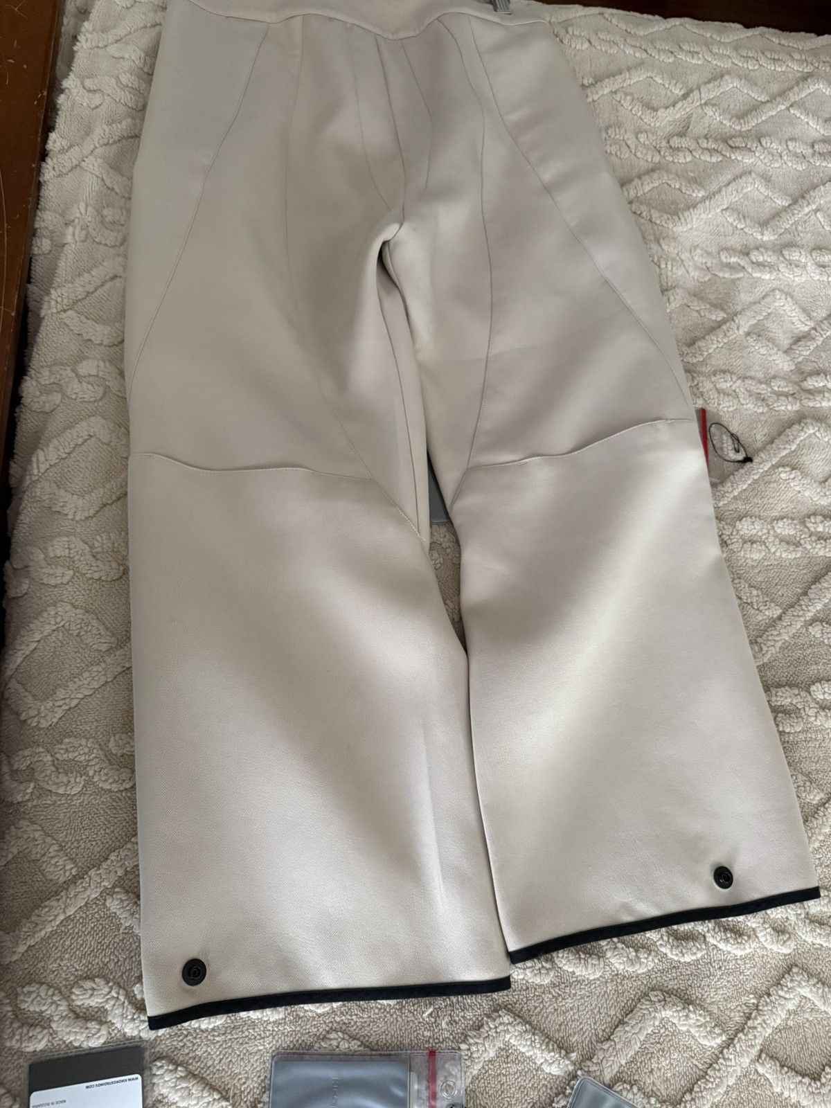 Kiko Kostadinov Lentz Trouser Ivory Beige XS Size US 28 / EU 44 - 6 Thumbnail