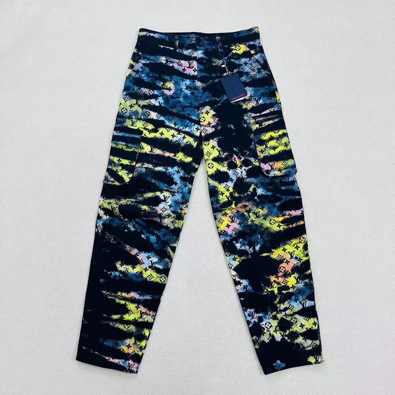 Louis Vuitton Louis Vuitton Printed Denim Jeans Size US 34 / EU 50 - 1 Thumbnail