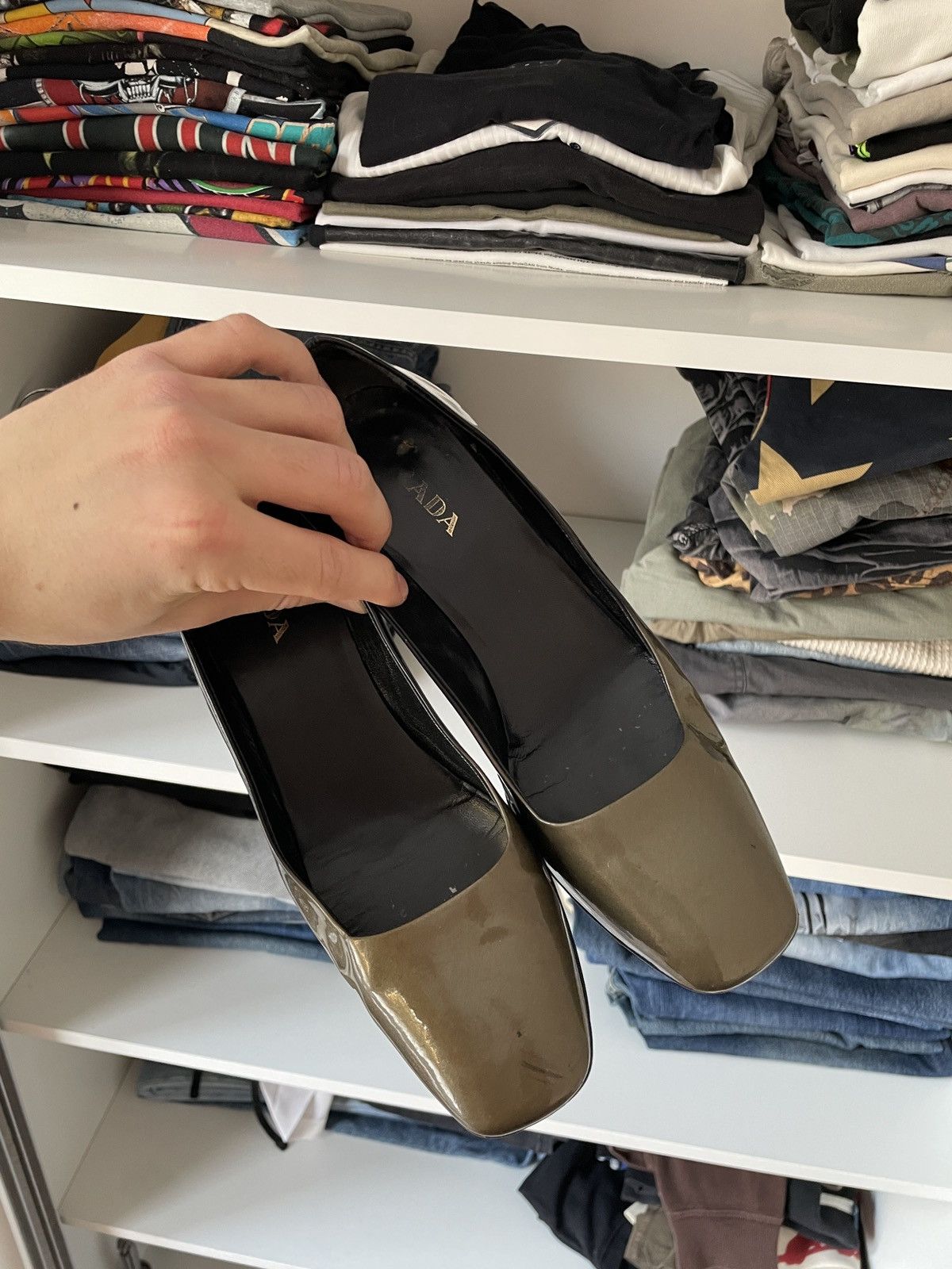 Prada Prada Gradient Leather Vero Cuoio Heels Size US 8.5 / IT 38.5 - 2 Thumbnail