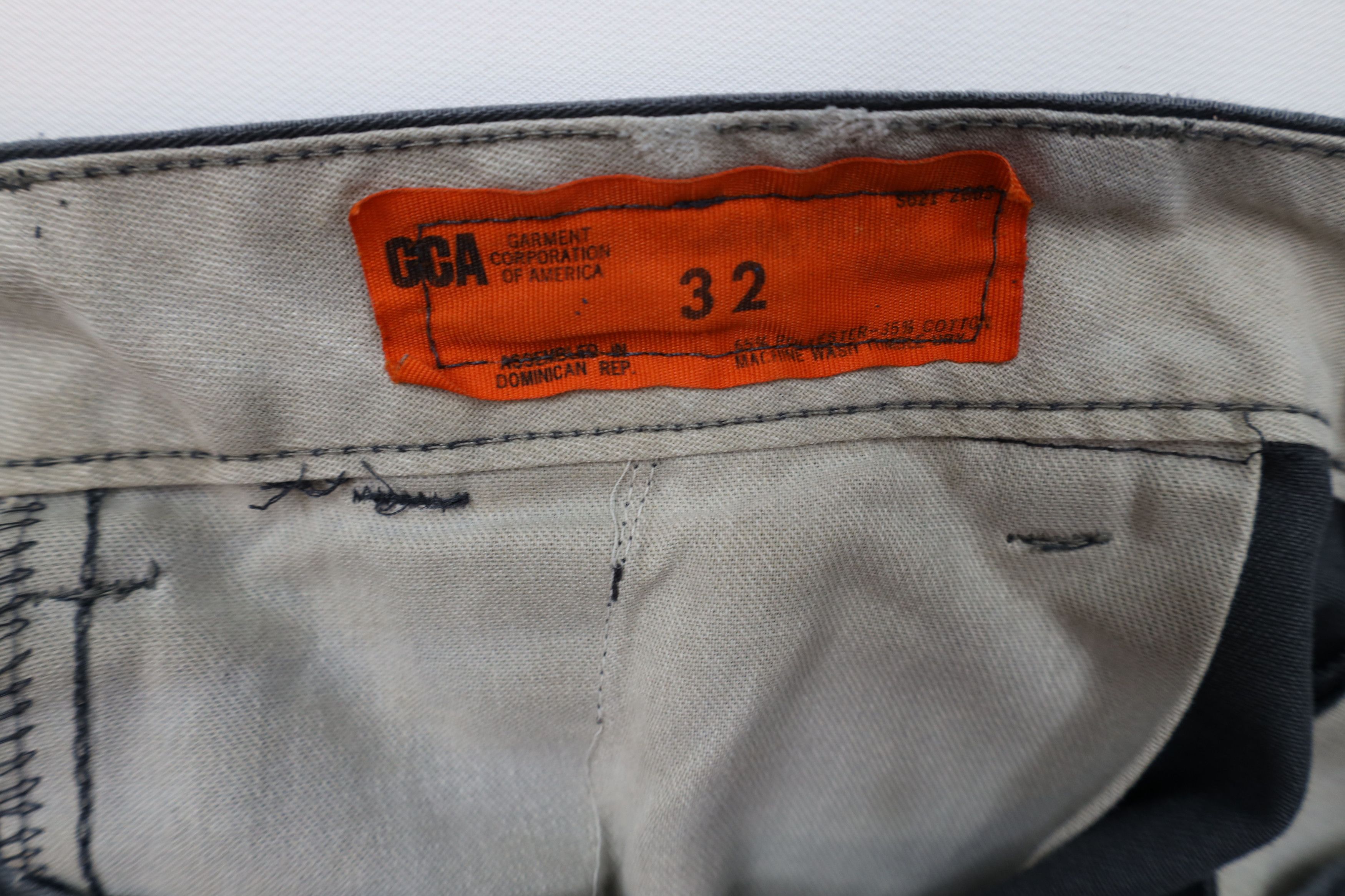 Vintage Vintage 90s Streetwear Workwear Mechanic Chino Pants Gray Size US 32 / EU 48 - 10 Thumbnail