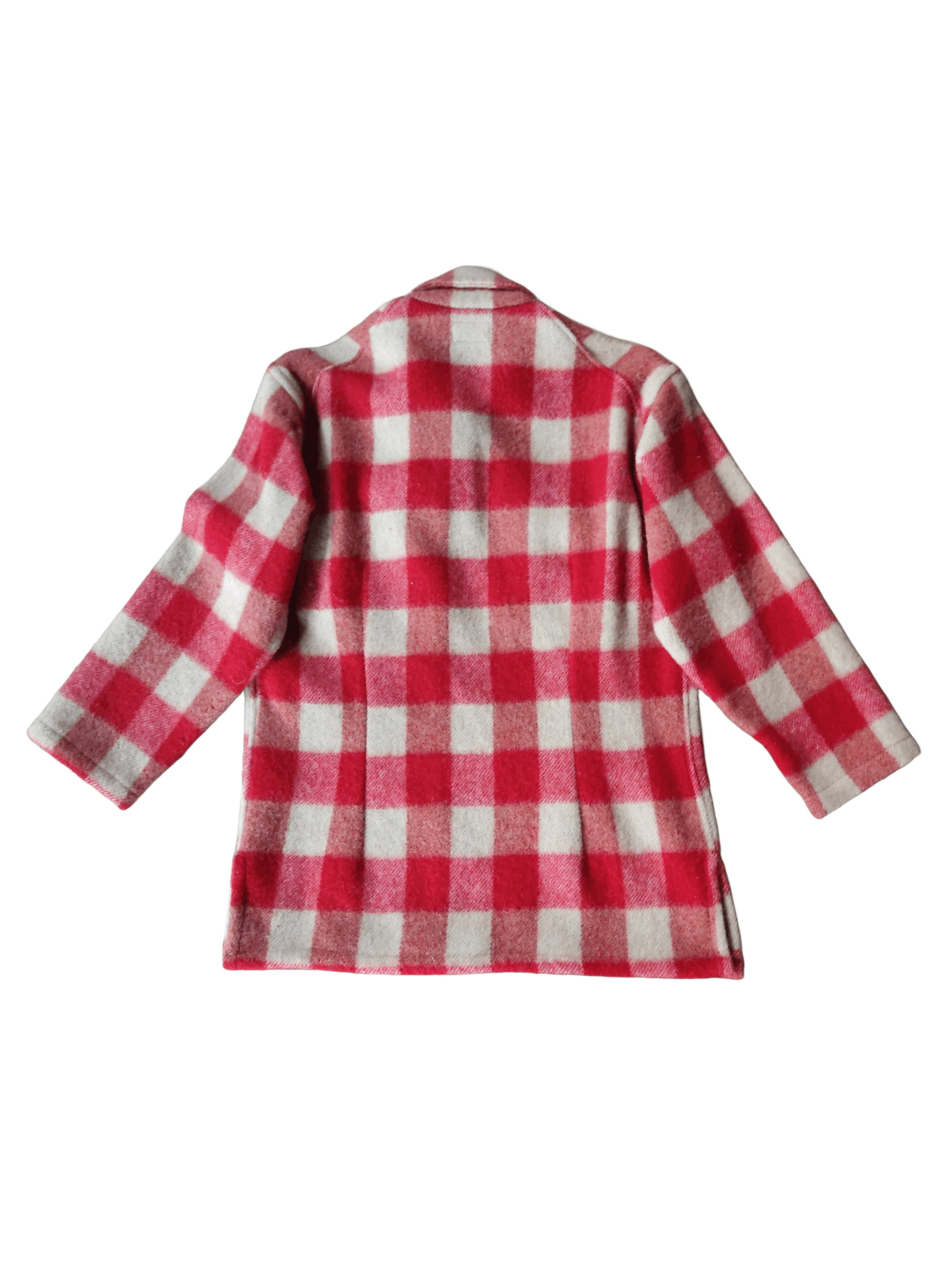 Japanese Brand Glenover Shirtmaker Work Wool Shirts Half Valcro Size US M / EU 48-50 / 2 - 2 Thumbnail