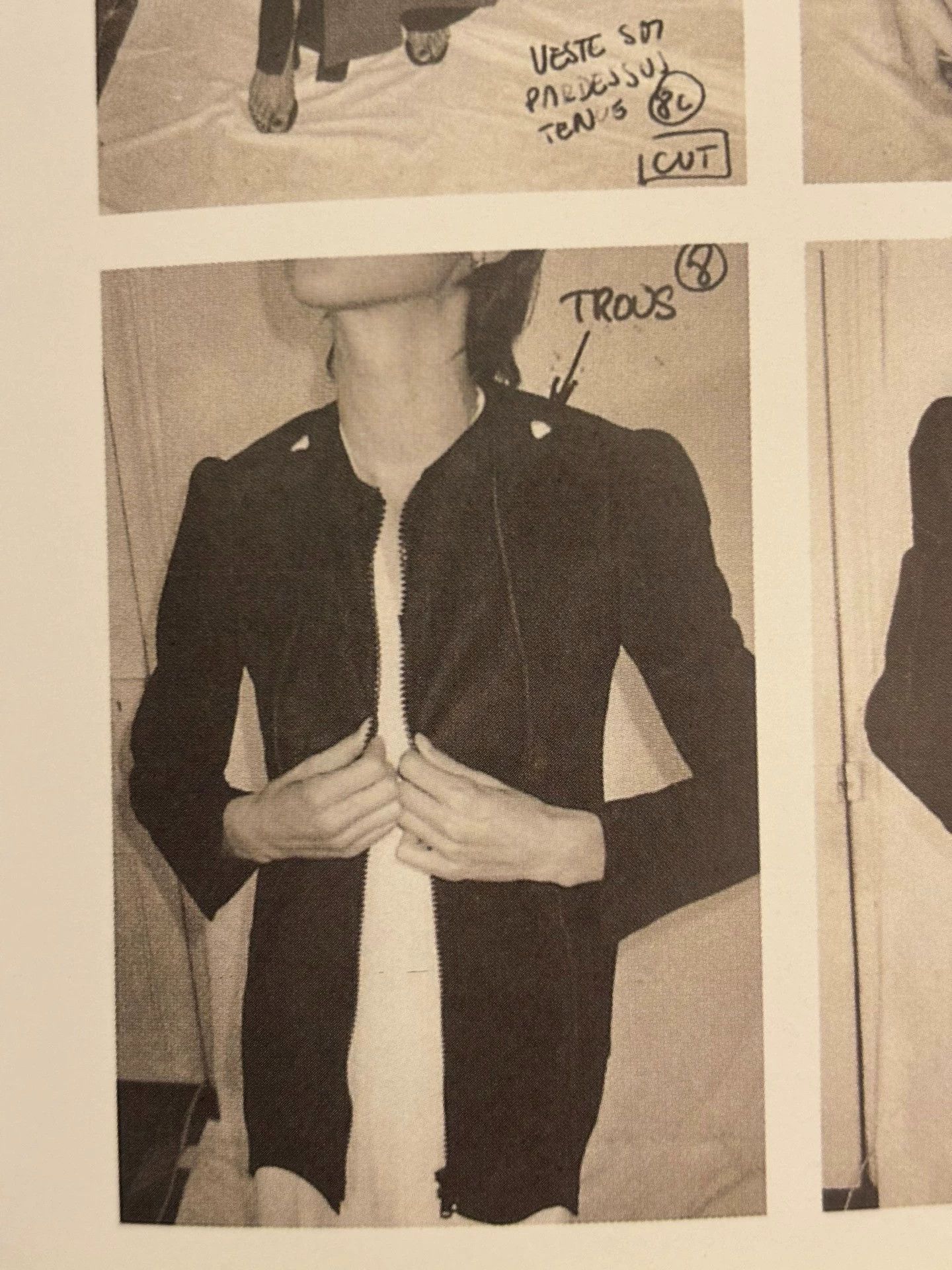 Maison Margiela MMM SS1998 Flat Wool Jacket 36 Women’s White Label Size XS / US 0-2 / IT 36-38 - 8 Thumbnail