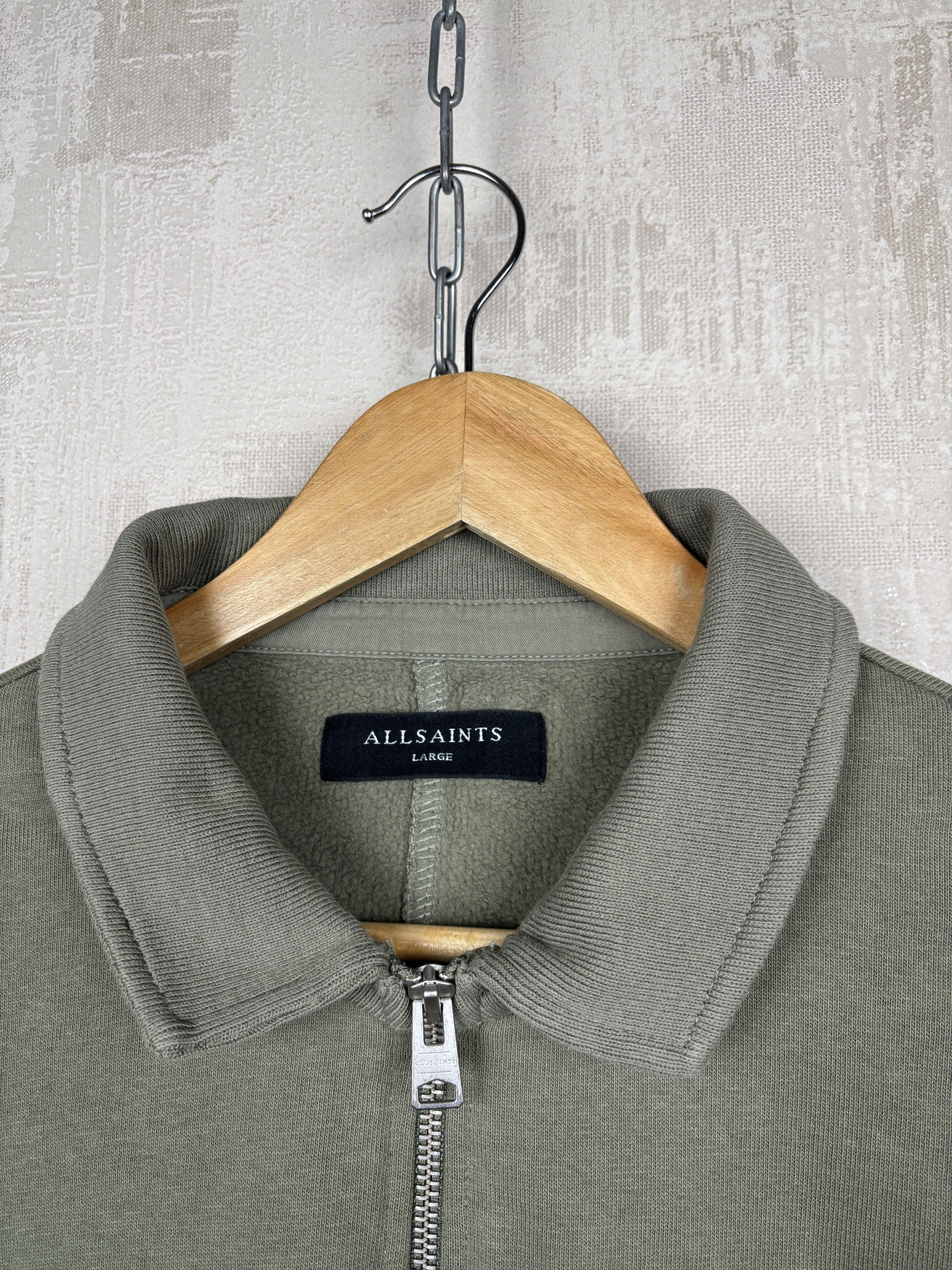 Allsaints AllSaints Jaxon Half Zip Polo Sweatshirt Oversized Size US XL / EU 56 / 4 - 5 Thumbnail
