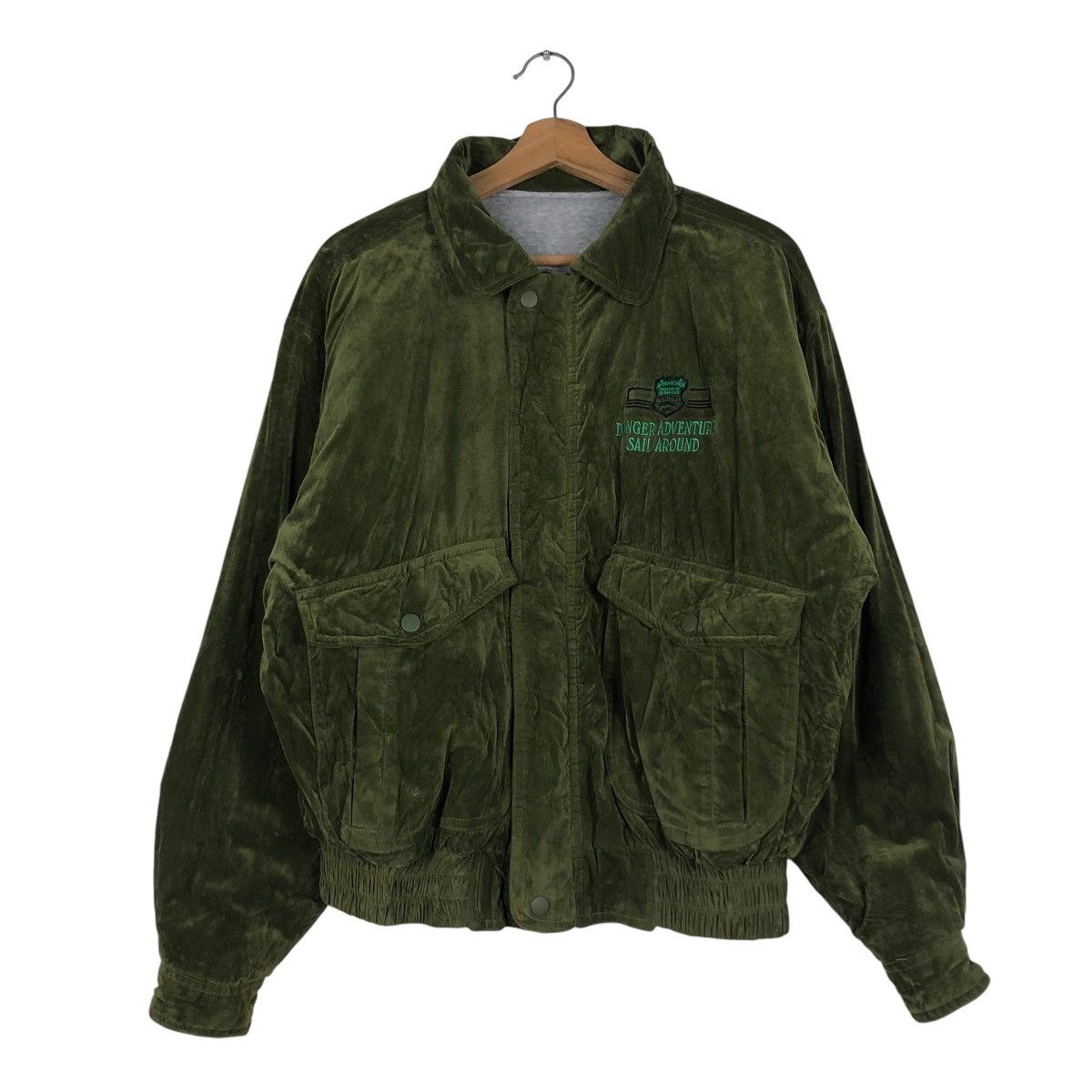 Japanese Brand VTG REVERSIBLE BOMBER JACKET VELVET DANGER SAIL ISSEYMIYAKE Size US M / EU 48-50 / 2 - 1 Thumbnail