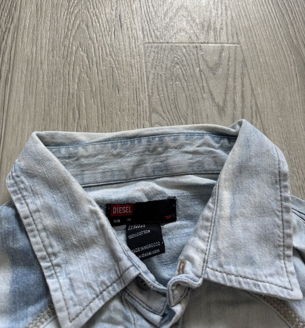 Diesel × Vintage Western Diesel Denim Shirt Cowboy Style Size US L / EU 52-54 / 3 - 2 Thumbnail