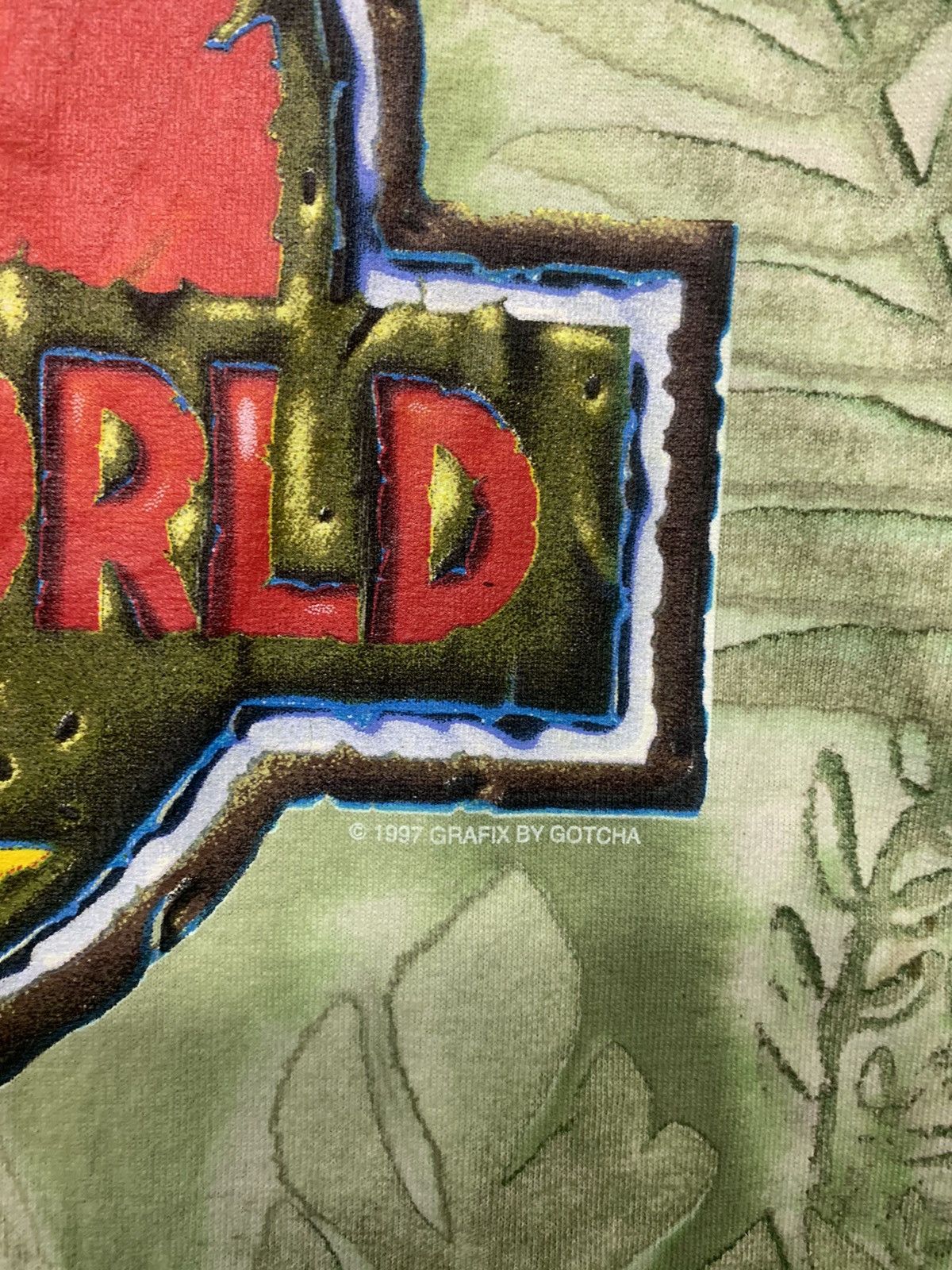 Other Vintage 90's Jurassic Park "The Lost World" Tye Dye T Shirt Size US XL / EU 56 / 4 - 6 Thumbnail
