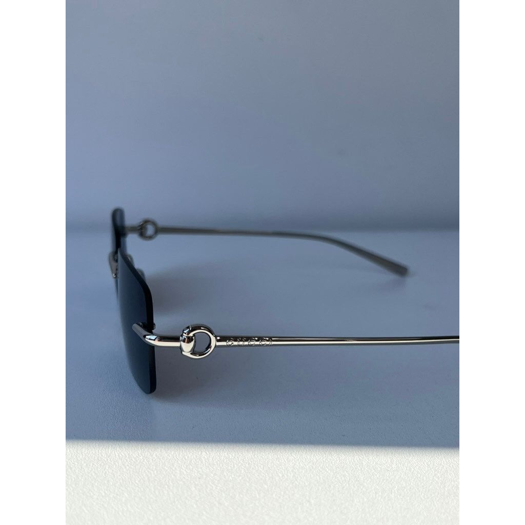 Gucci NEW Gucci GG1703S Silver Rimless Unisex Sunglasses $625 Size ONE SIZE - 6 Thumbnail