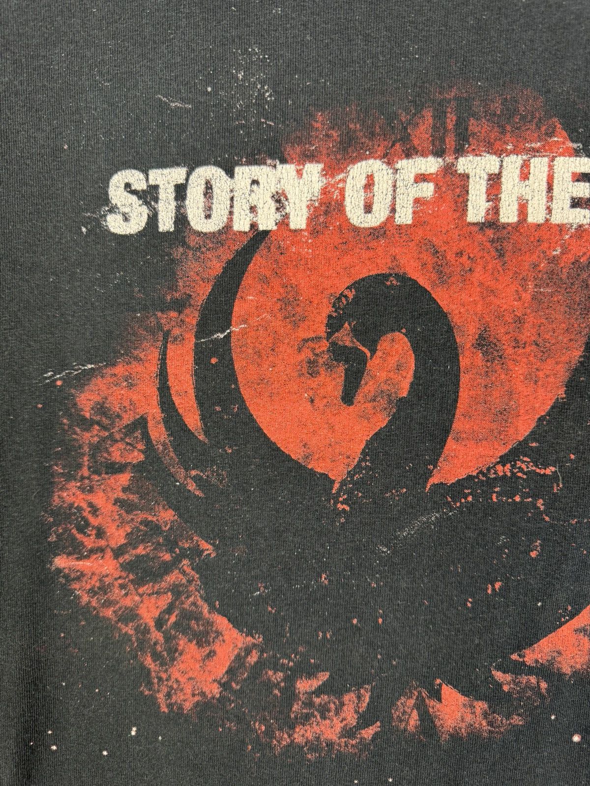 Band Tees Vintage 2008 Story Of The Year Distressed T-shirt Size US M / EU 48-50 / 2 - 10 Thumbnail