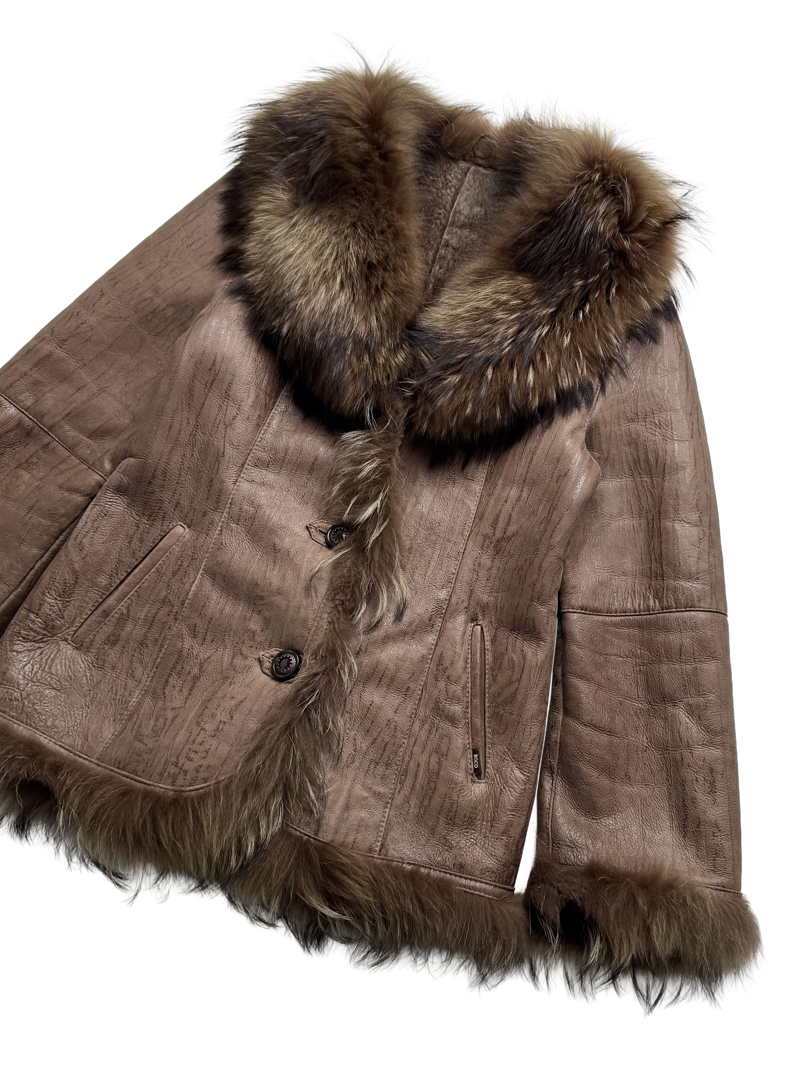 Vintage Vintage Real Lambskin Coat Size S / US 4 / IT 40 - 7 Thumbnail