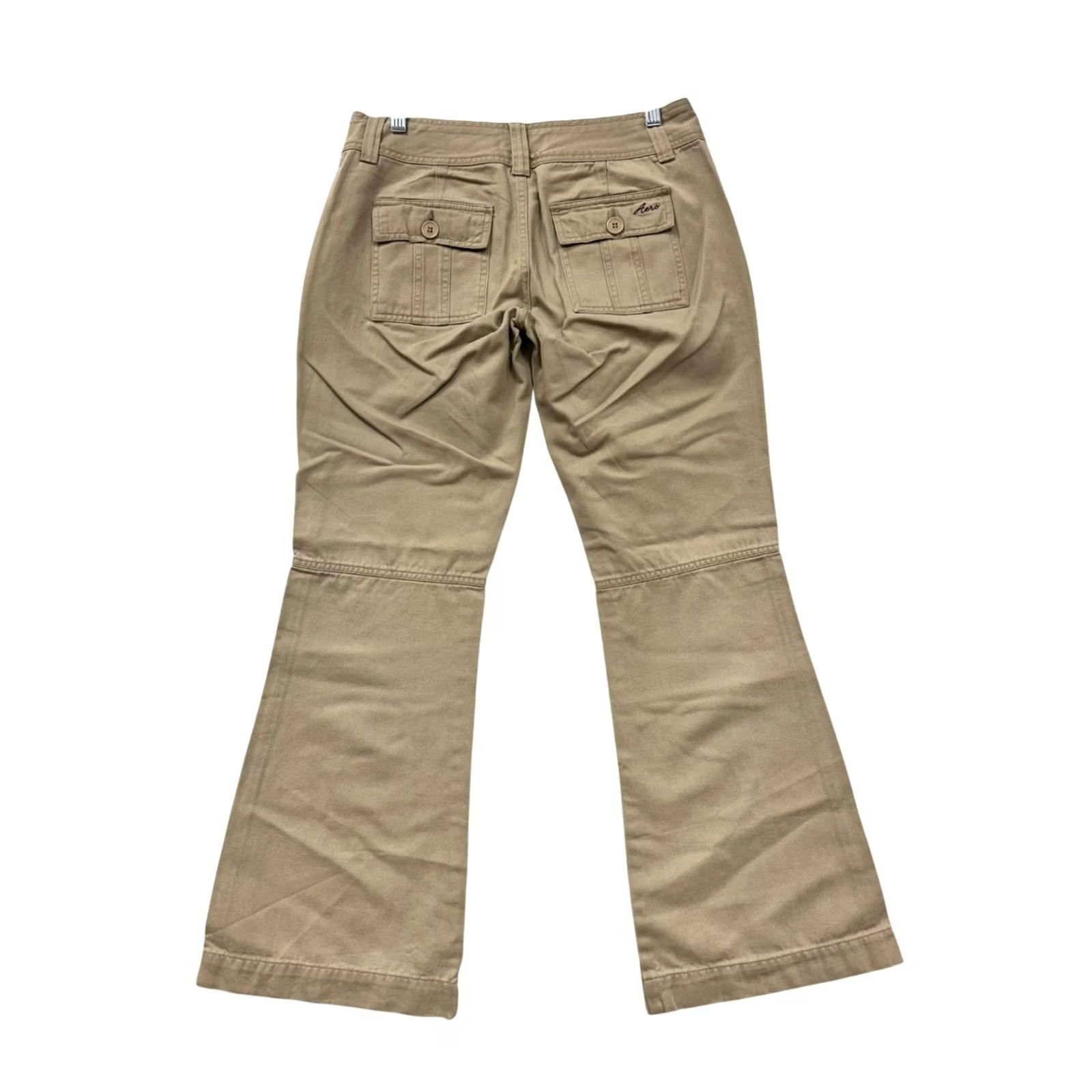 Aeropostale Aeropostale Womens Pants Khaki Flare 5/6 Short Cotton 100% Size 5/6 Womens Flared Khakis"} Size 27" / US 4 / IT 40 - 2 Thumbnail