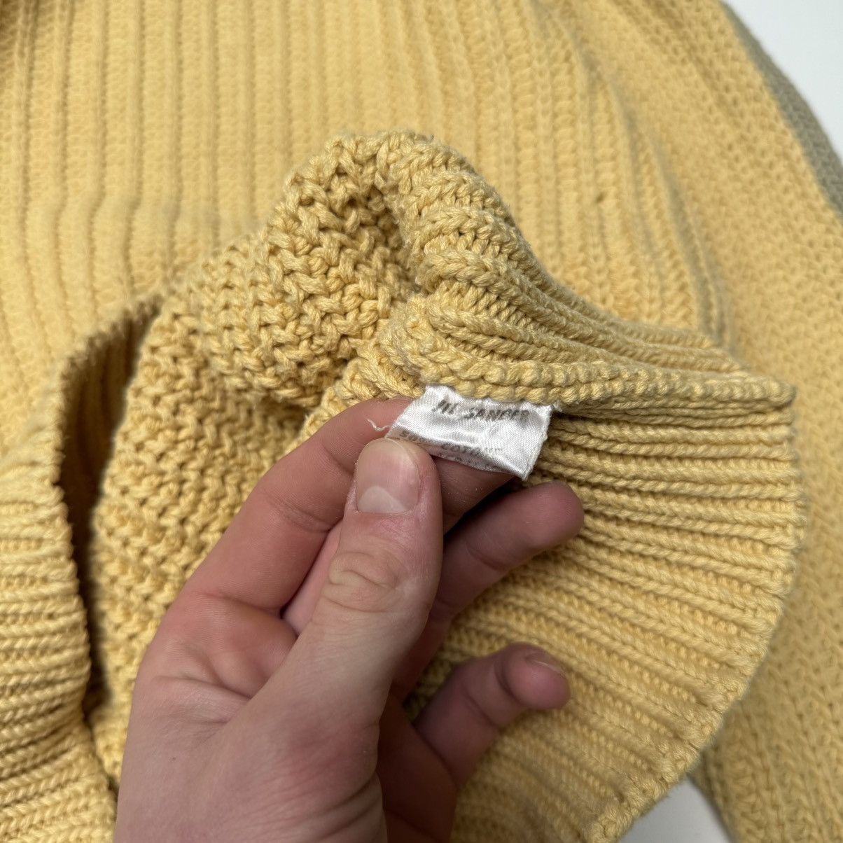 Jil Sander Jil sander+ 2 tone heavyweight chunky knit sweater Size M / US 6-8 / IT 42-44 - 9 Thumbnail
