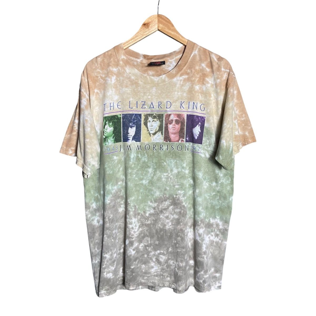 Band Tees Vintage 00s The Lizard King Jim Morrison Band Tee / Tie Dyed Size US L / EU 52-54 / 3 - 1 Thumbnail