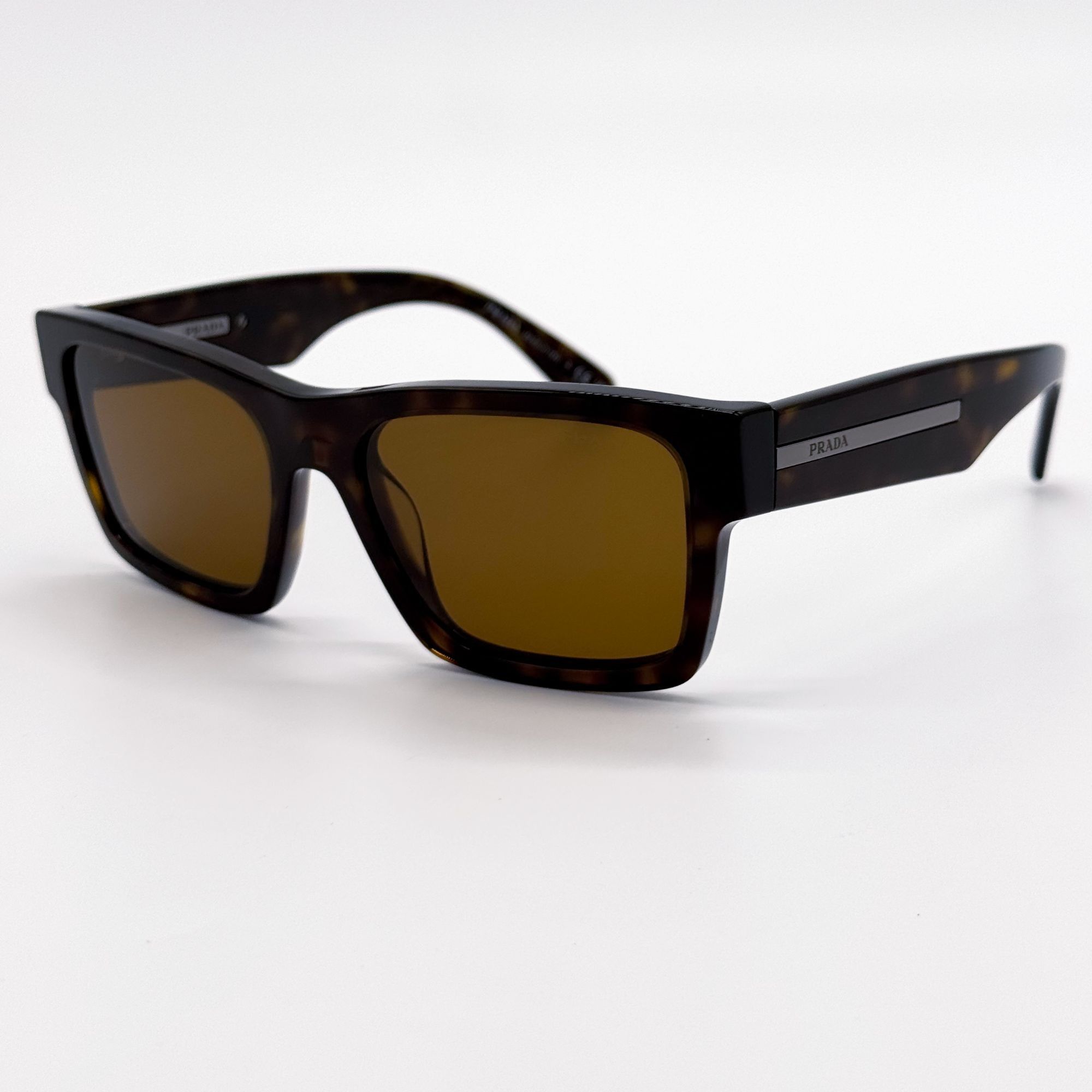 Prada NEW PRADA SUNGLASSES PR25ZS 2AU0B0 SQUARE HAVANA Size ONE SIZE - 3 Thumbnail