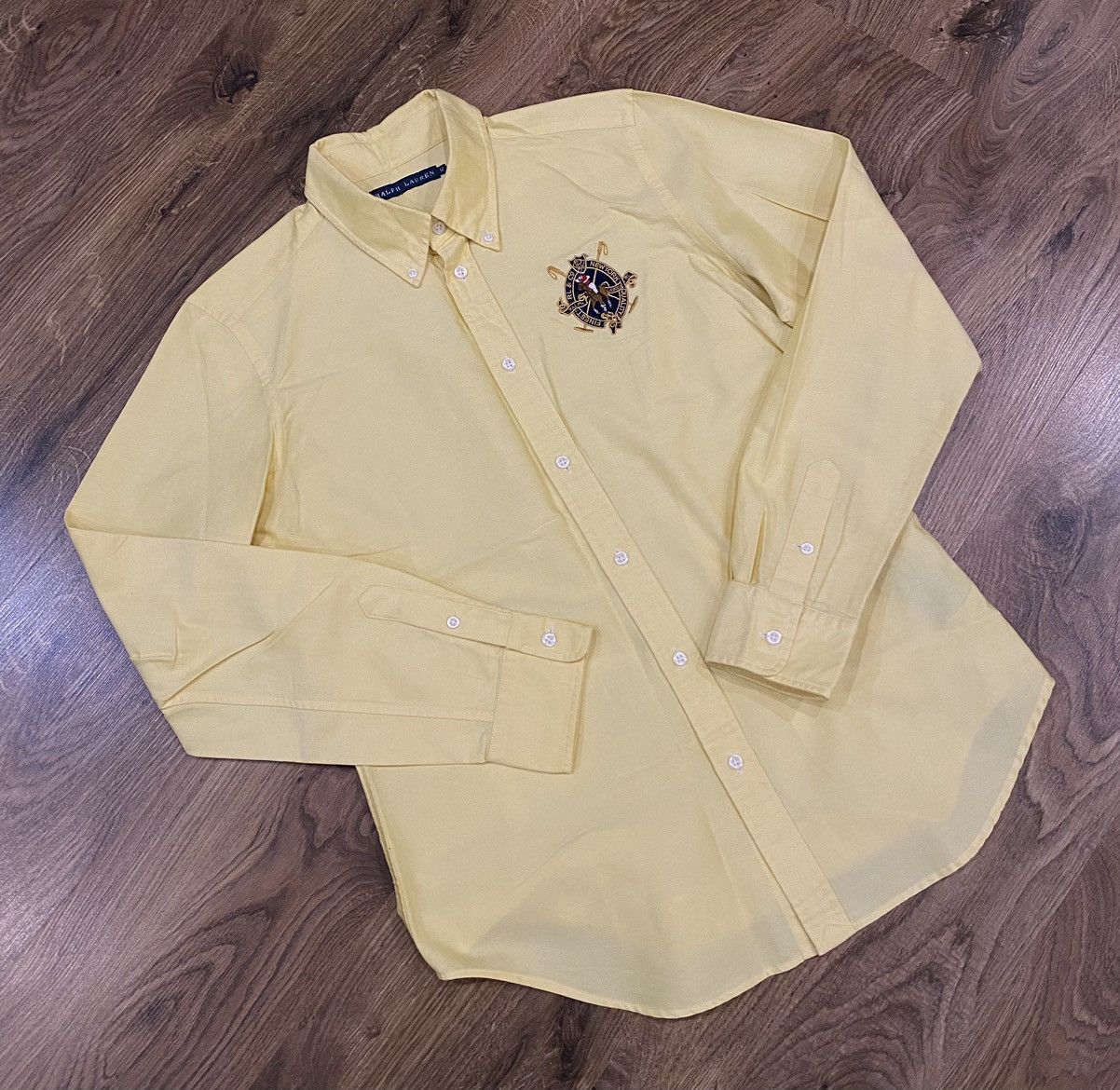 Polo Ralph Lauren Polo Ralph Lauren Big Logo Oxford Shirt x Vintage Size XL / US 12-14 / IT 48-50 - 2 Thumbnail