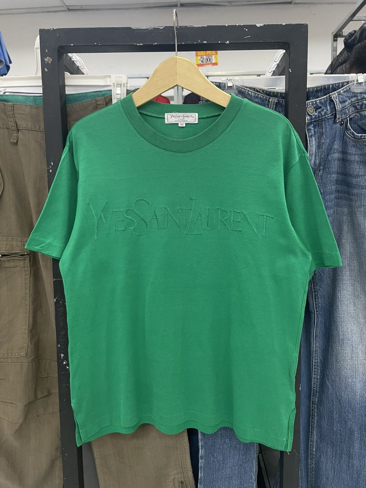 Vintage × Yves Saint Laurent Vintage Short Sleeve Yves saint lauren Size US XL / EU 56 / 4 - 1 Thumbnail