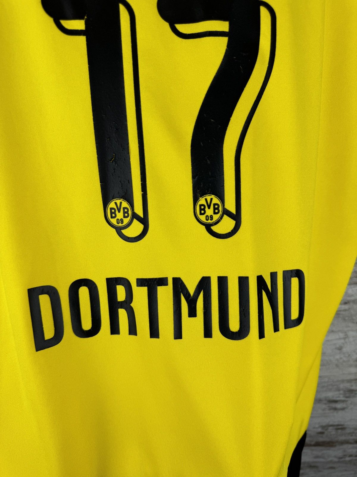 Puma Mens Vintage Puma Borussia Dortmund Aubameyang 17 T-Shirt Size US L / EU 52-54 / 3 - 16 Thumbnail