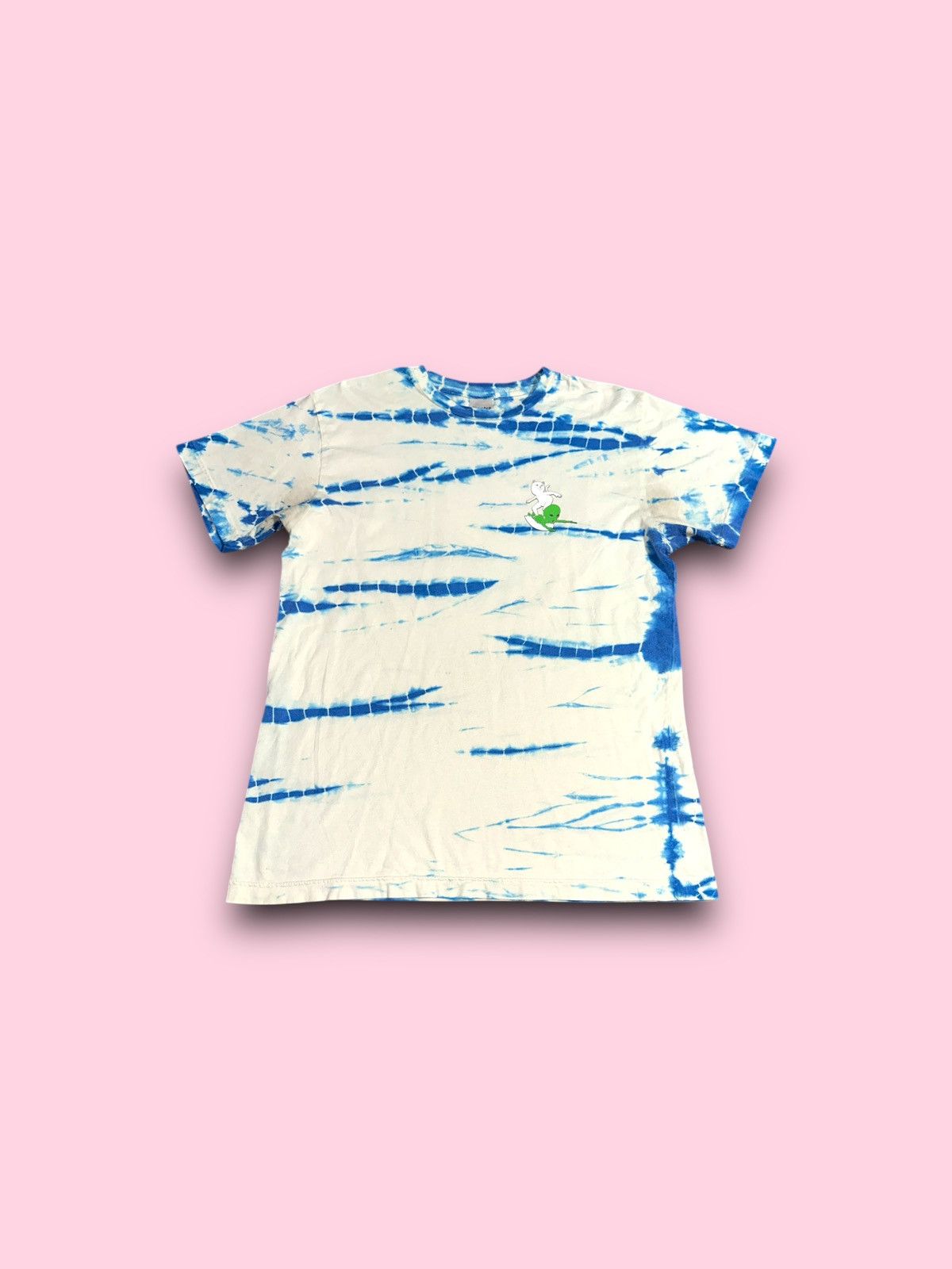 RIPNDIP RipNDip Mens Blue Tie Dye Short Sleeve Must Be Nice Surfing Size US M / EU 48-50 / 2 - 2 Thumbnail