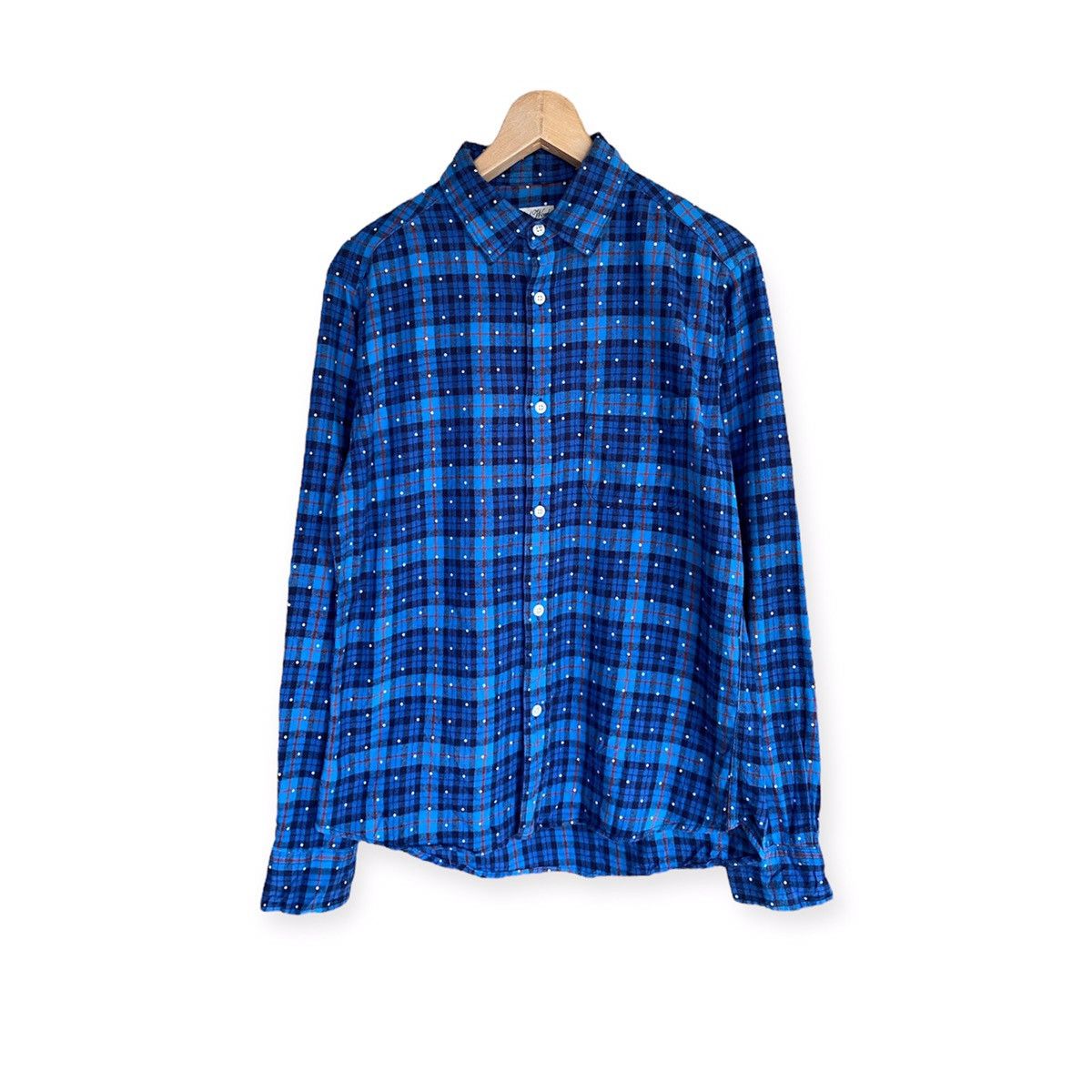 Global Work Japanese Brand Global Work Plaid Tartan Flannel Shirt Size US M / EU 48-50 / 2 - 1 Thumbnail