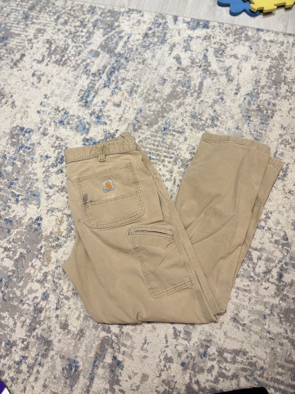 Carhartt Distressed carhartt workwear pants Size US 34 / EU 50 - 1 Thumbnail