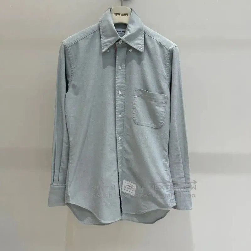 Other Thom Browne Gray Cotton Long Sleeve Shirt . Size US XXS / EU 40 - 1 Thumbnail