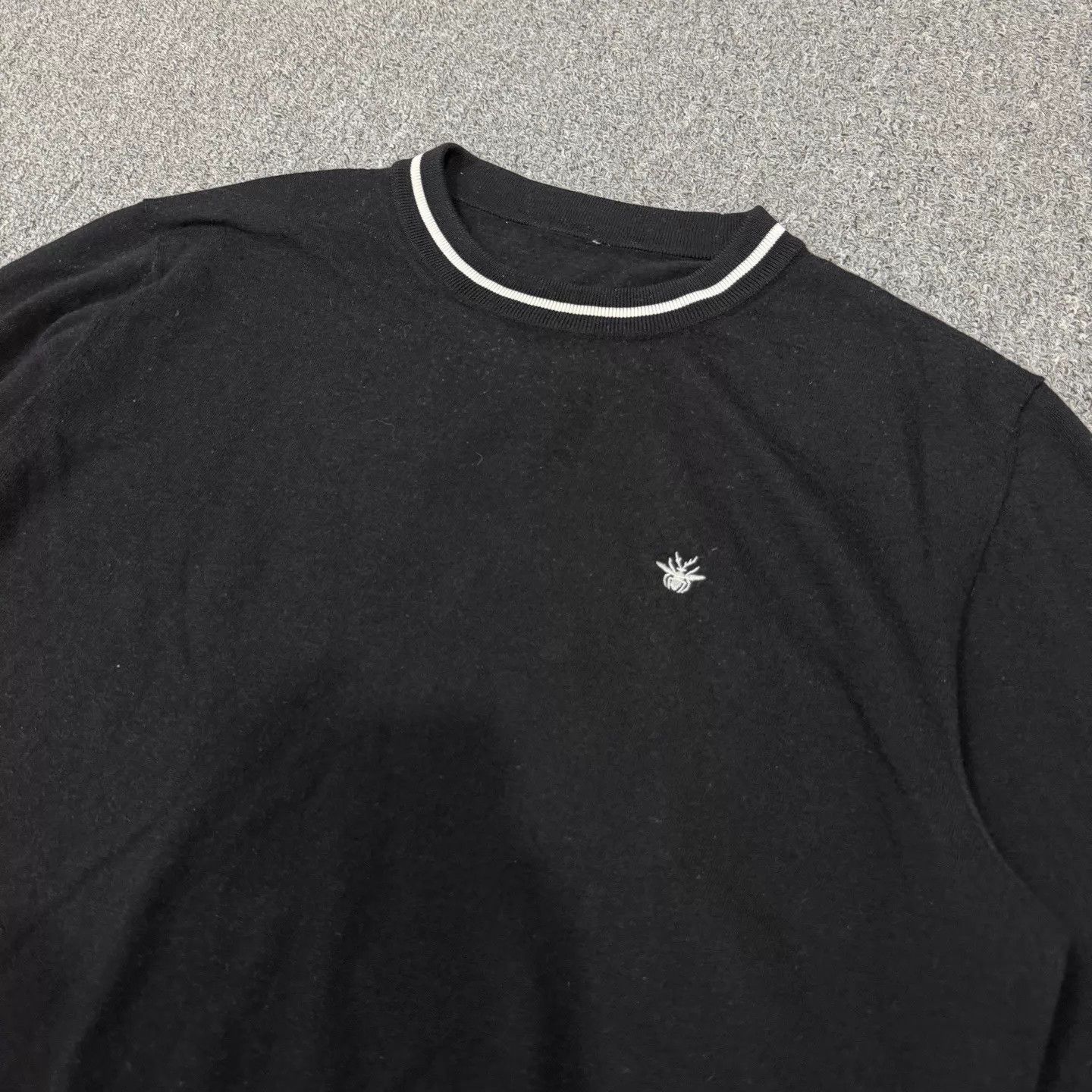Dior Dior Atelier Bee Black Wool Knit Sweater M Size M / US 6-8 / IT 42-44 - 3 Thumbnail