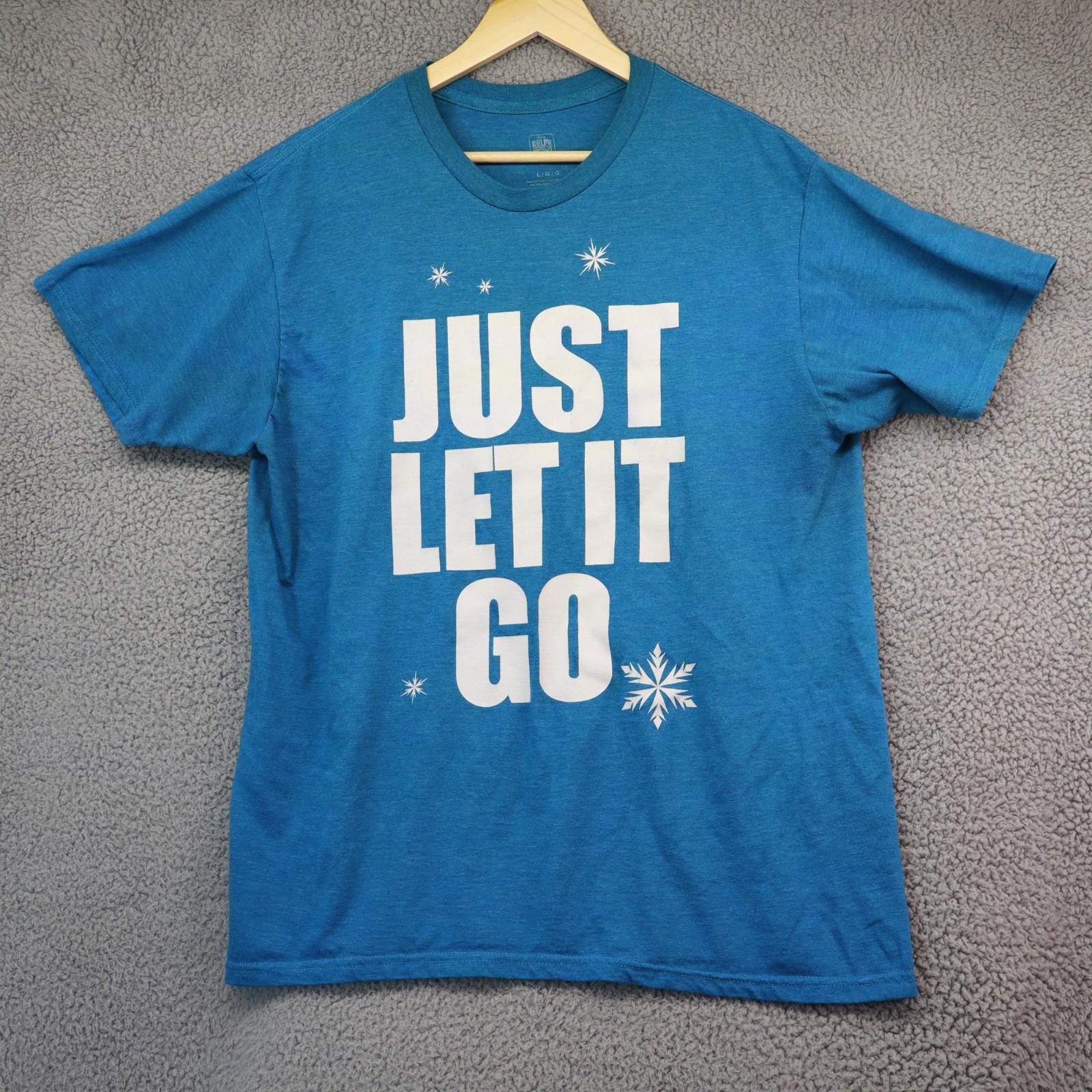 Disney Ralph Breaks the Internet Let It Go T-Shirt Mens Large Size US L / EU 52-54 / 3 - 1 Thumbnail