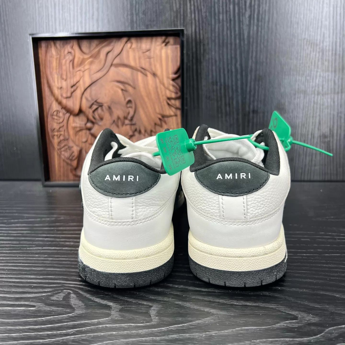 Amiri AMIRI Skel-Top Black & White Sneakers Size US 8.5 / IT 38.5 - 5 Thumbnail