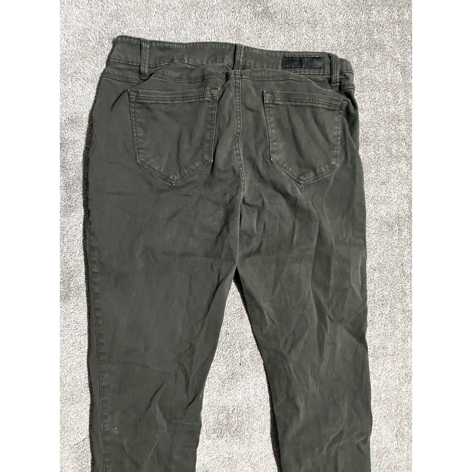 Kenneth Cole Kenneth Cole Skinny Jeans Womens Size 10 Mid Rise Stretch Green Size 32" / US 10 / IT 46 - 2 Thumbnail