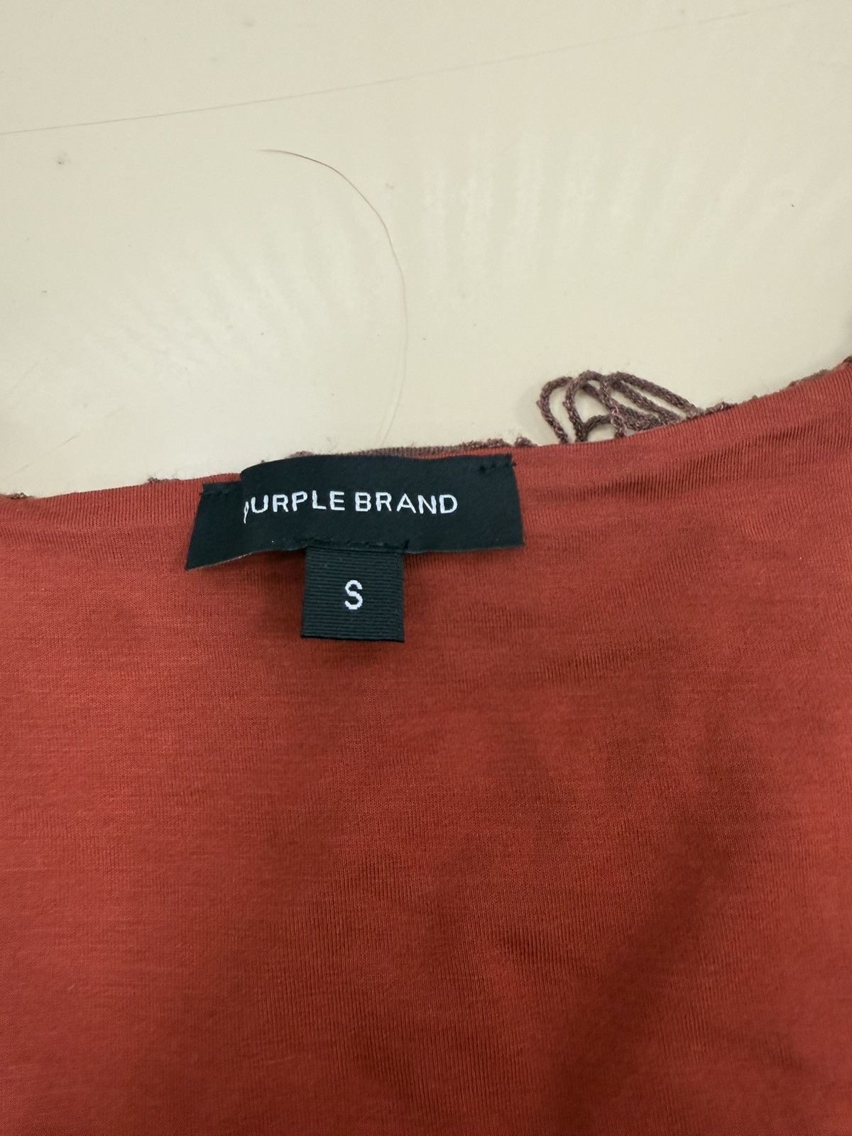 Other Purple Brand Ripped Jersey Dress Red Size S / US 4 / IT 40 - 4 Thumbnail