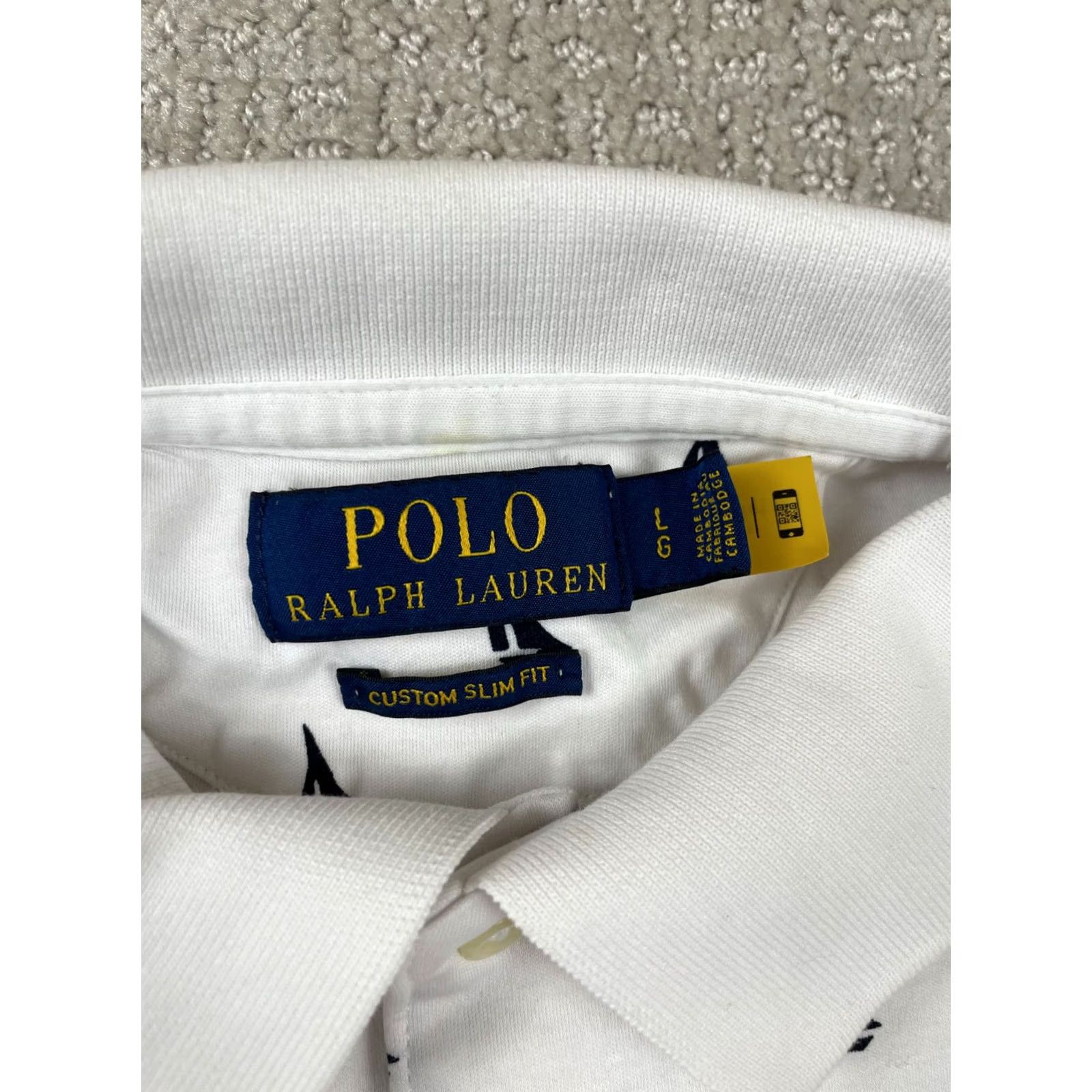 Polo Ralph Lauren Polo Ralph Lauren Shirt Mens L Sailboat Print Nautical AOP Short Sleeve Stretch Size US L / EU 52-54 / 3 - 4 Thumbnail